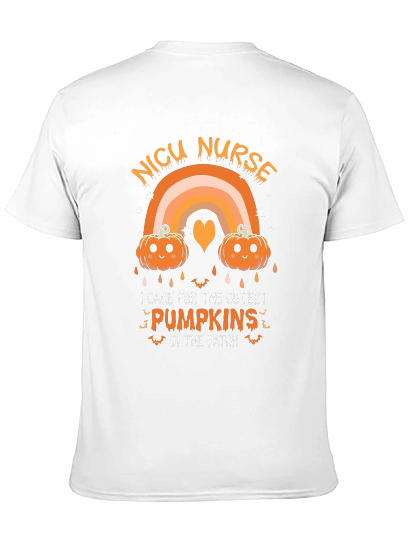 NICU Nurse Cutest Pumpkins Halloween T-Shirt