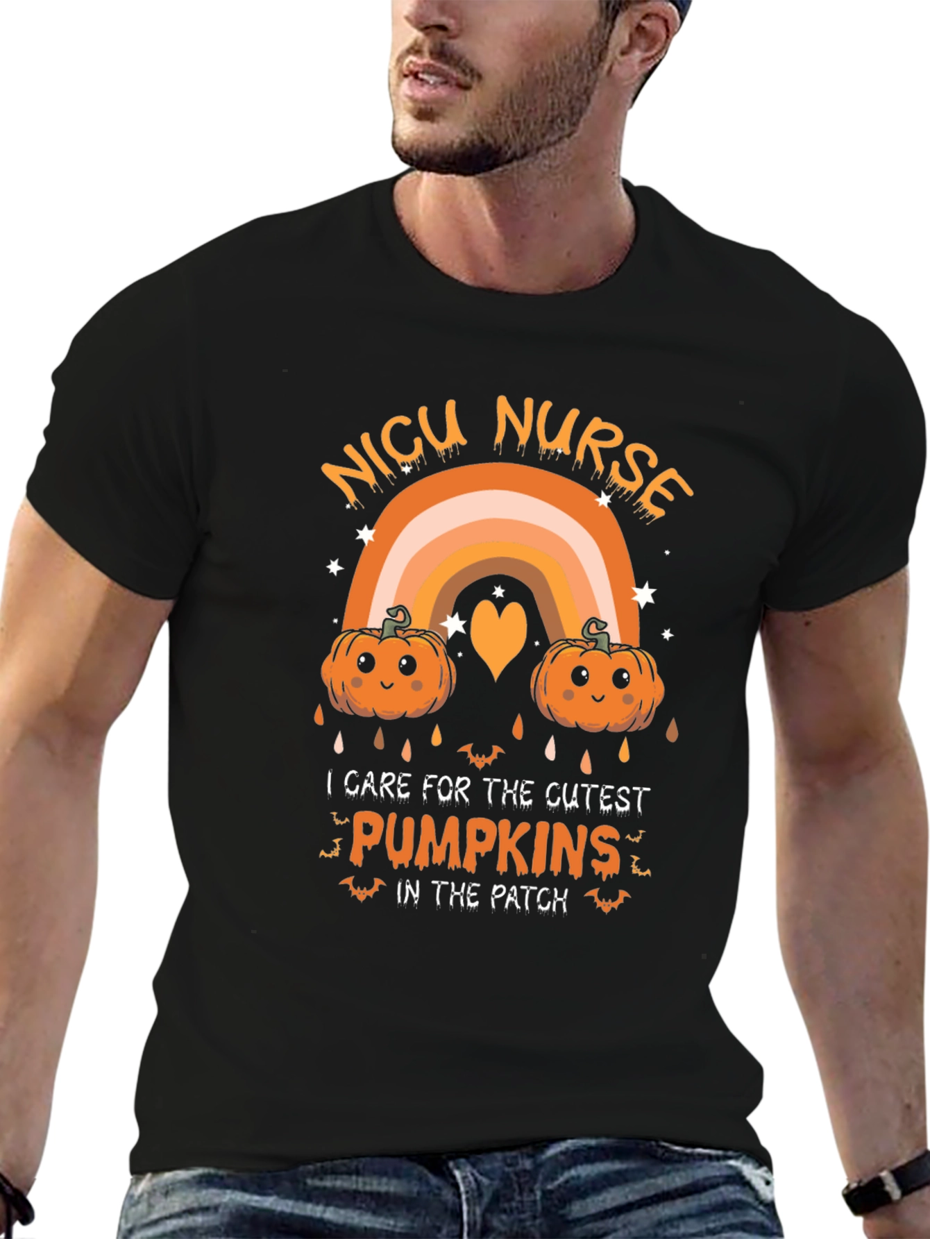 NICU Nurse Cutest Pumpkins Halloween T-Shirt