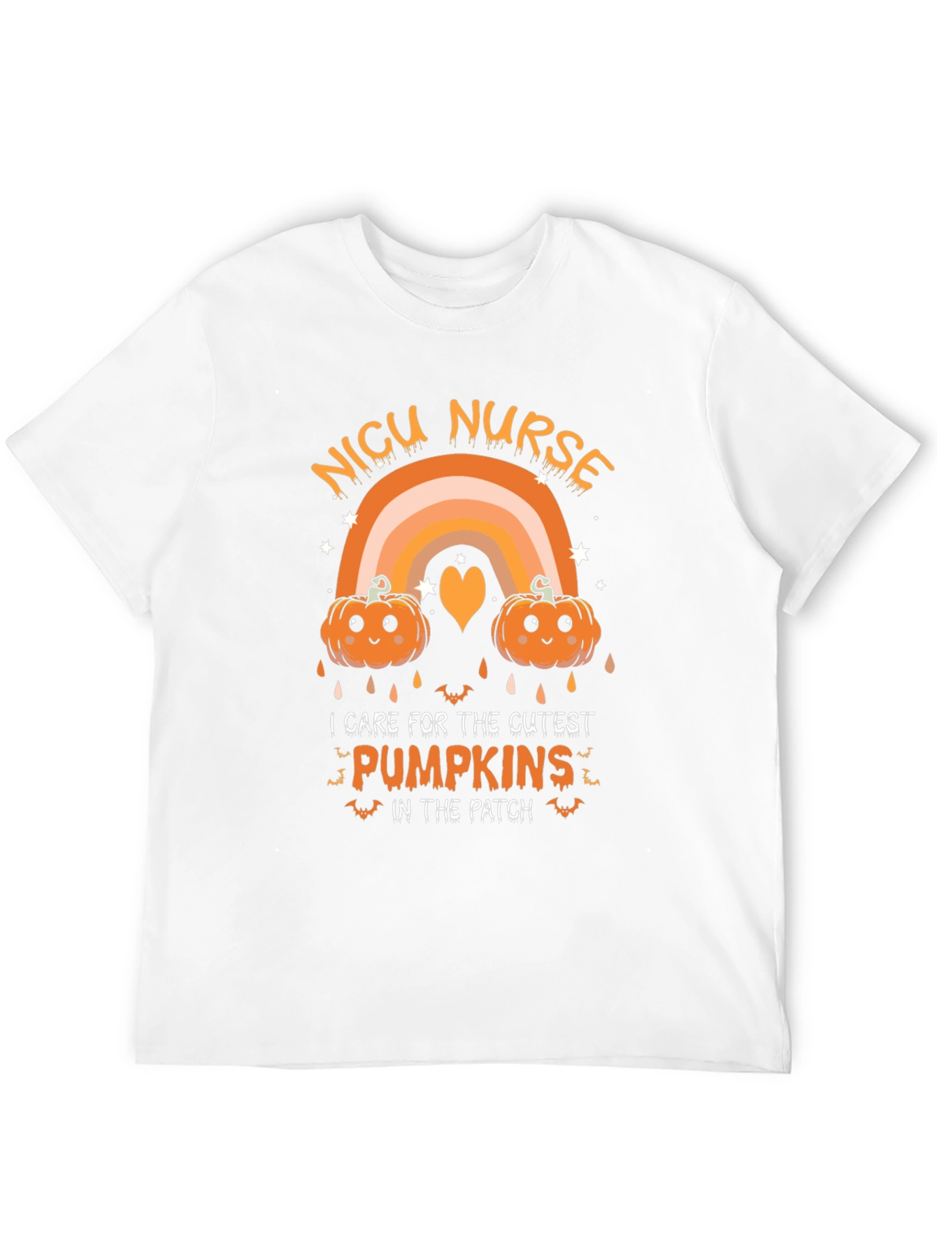NICU Nurse Cutest Pumpkins Halloween T-Shirt