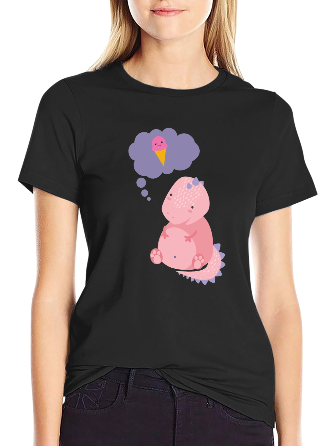 Dino Dreamer Black T-Shirt