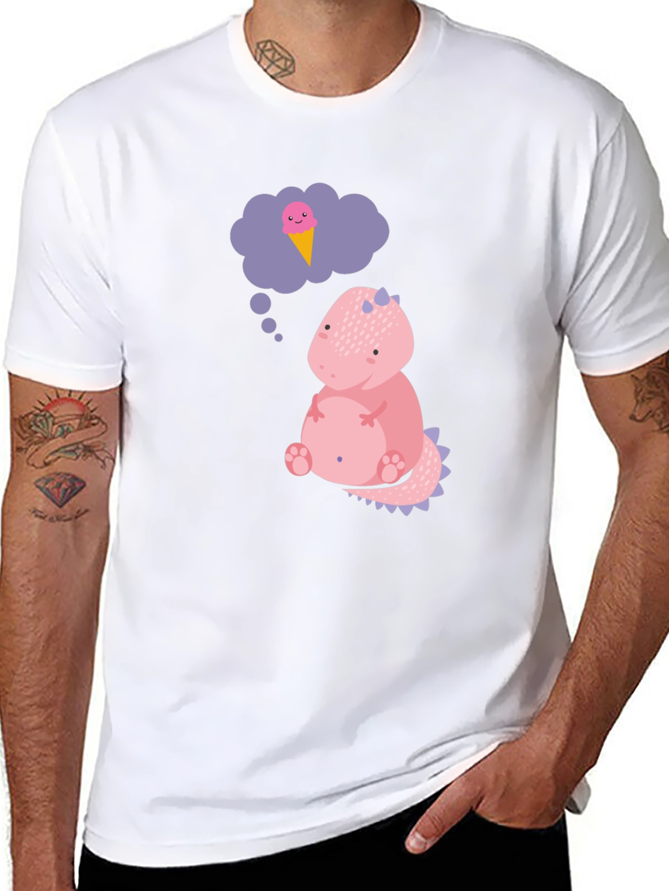 Dino Dreamer Black T-Shirt