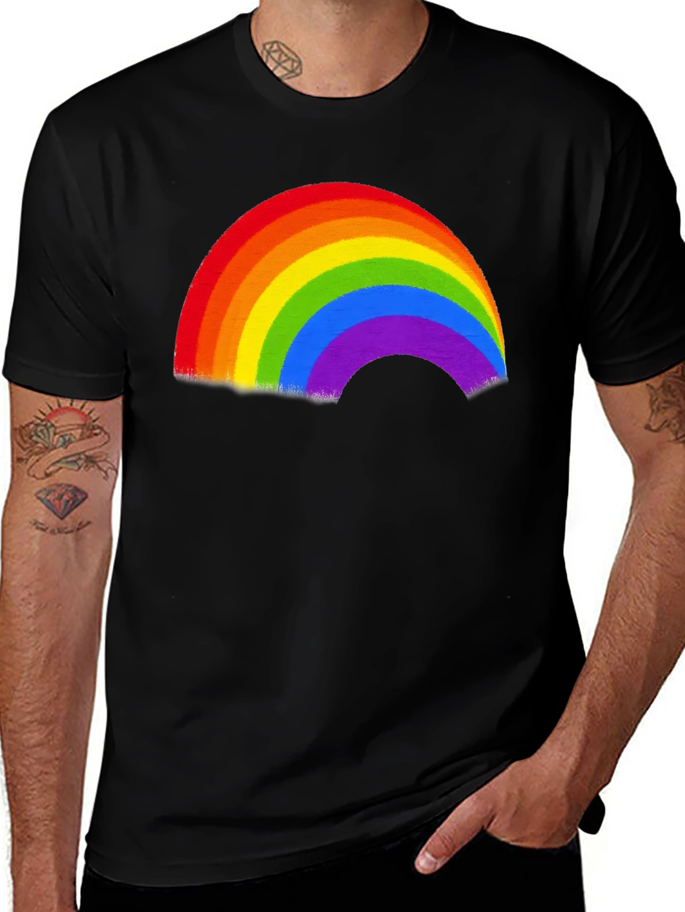 Rainbow Pride Graphic T-Shirt