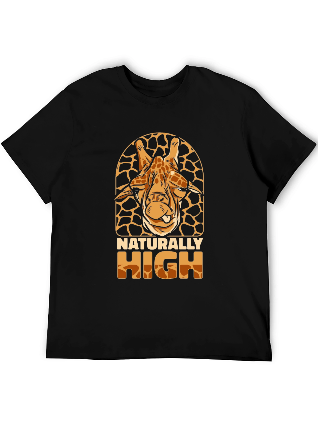 Naturally High Giraffe Graphic T-Shirt