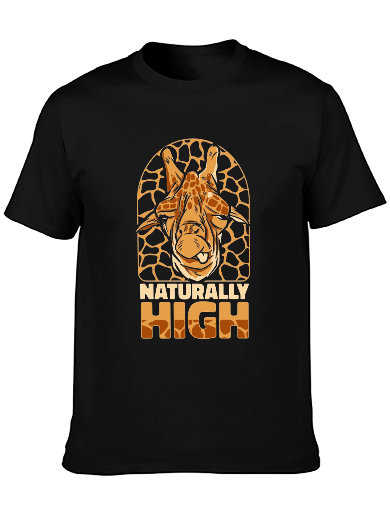 Naturally High Giraffe Graphic T-Shirt