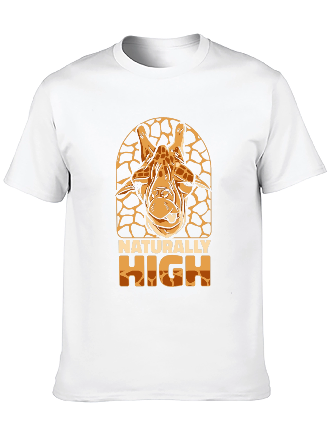 Naturally High Giraffe Graphic T-Shirt