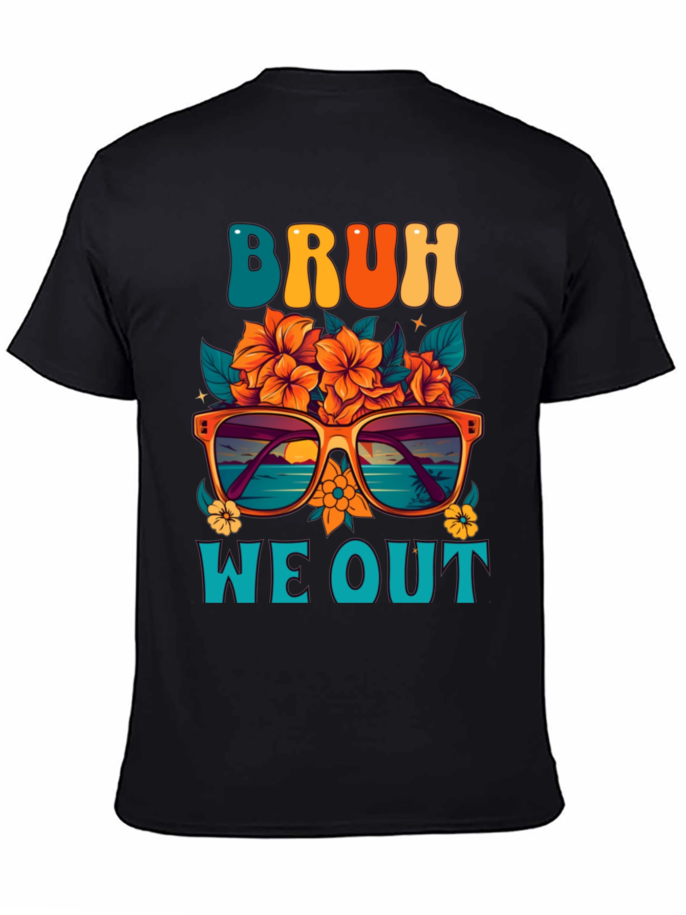 Bruh We Out Graphic T-Shirt - Summer Vibes