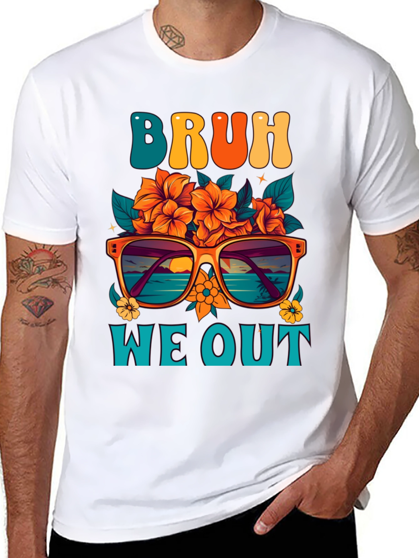 Bruh We Out Graphic T-Shirt - Summer Vibes