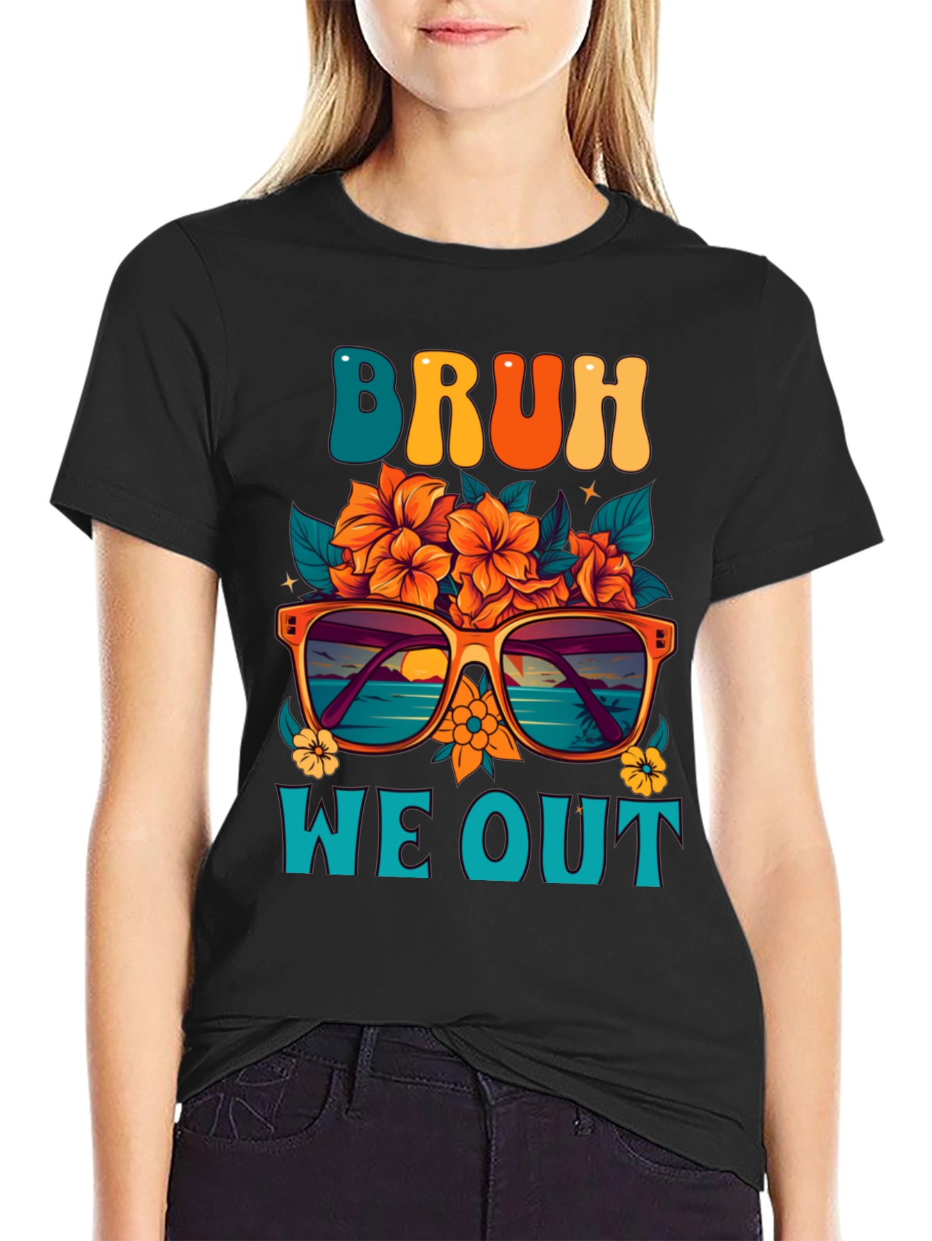 Bruh We Out Graphic T-Shirt - Summer Vibes