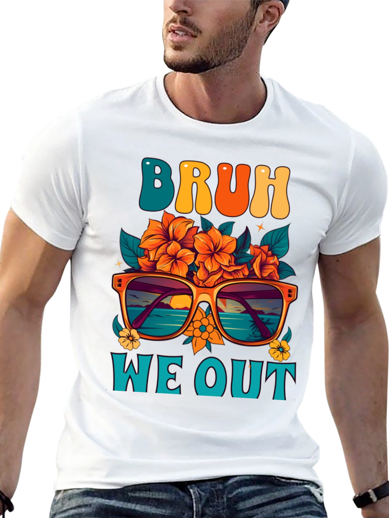 Bruh We Out Graphic T-Shirt - Summer Vibes