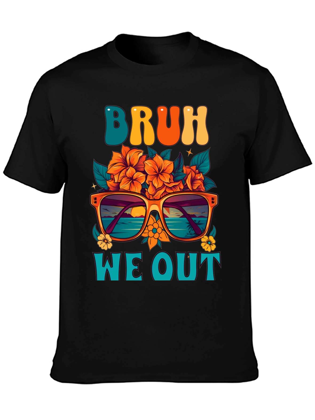 Bruh We Out Graphic T-Shirt - Summer Vibes