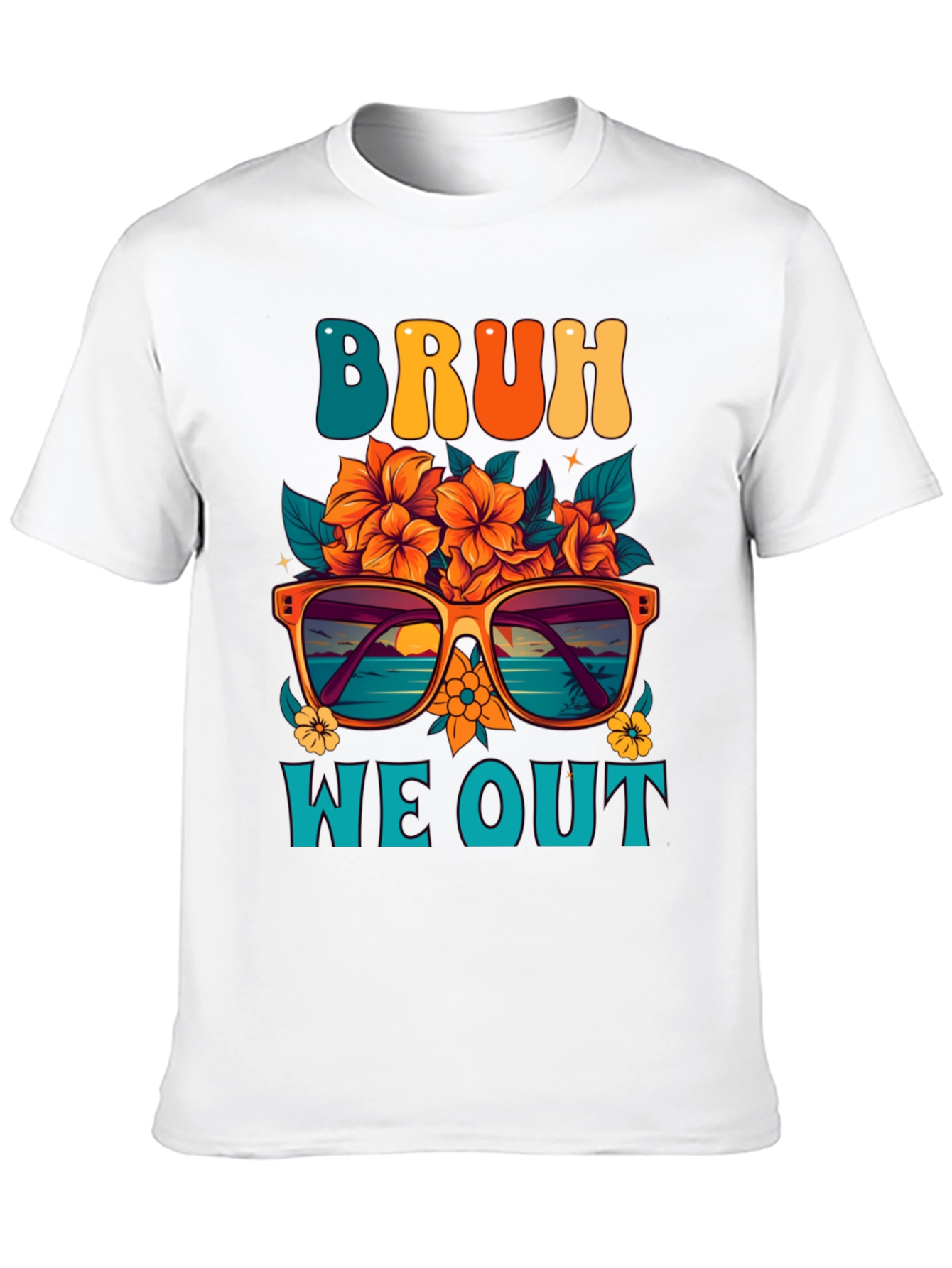 Bruh We Out Graphic T-Shirt - Summer Vibes