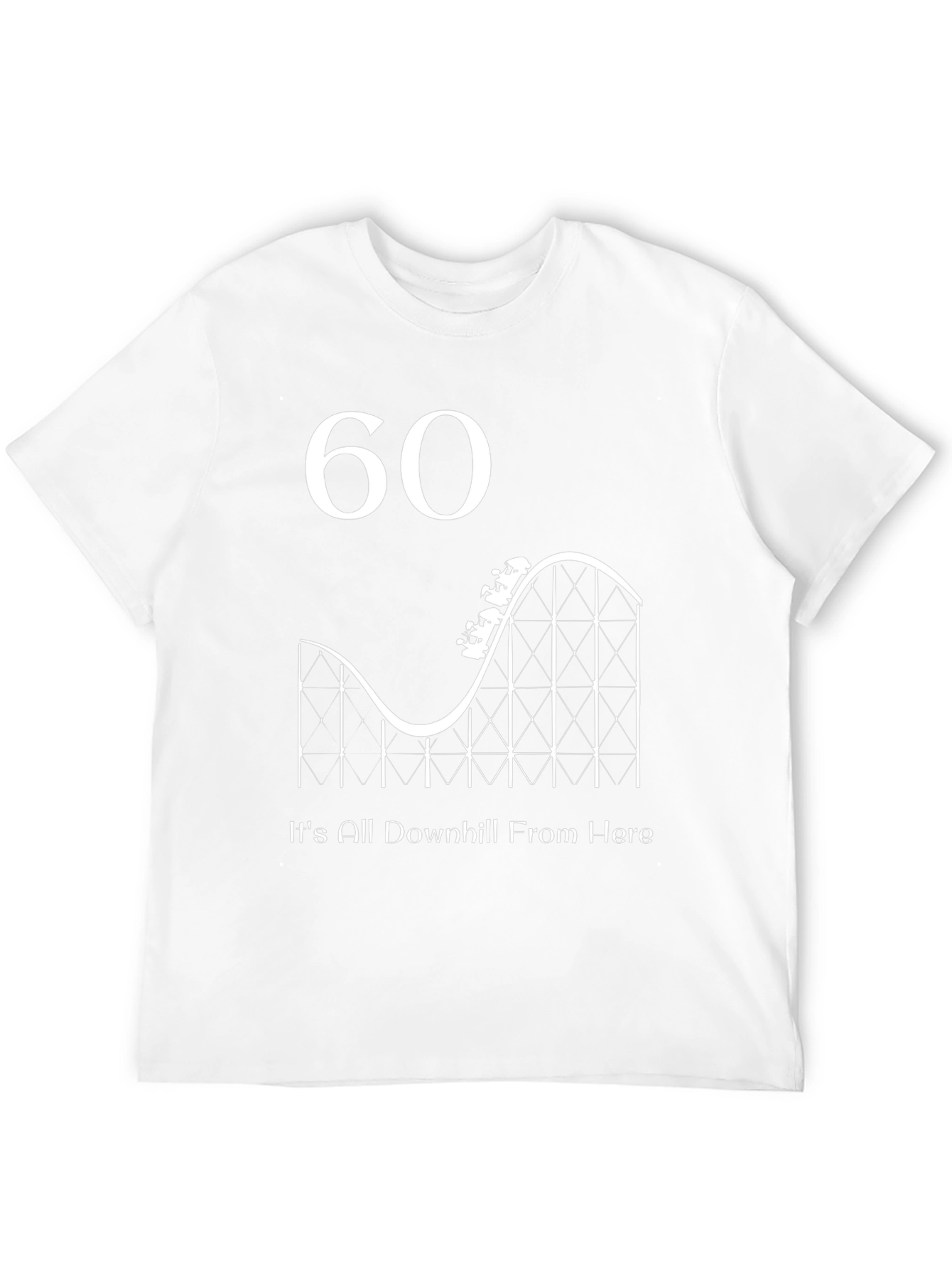 60th Birthday Downhill Rollercoaster T-Shirt