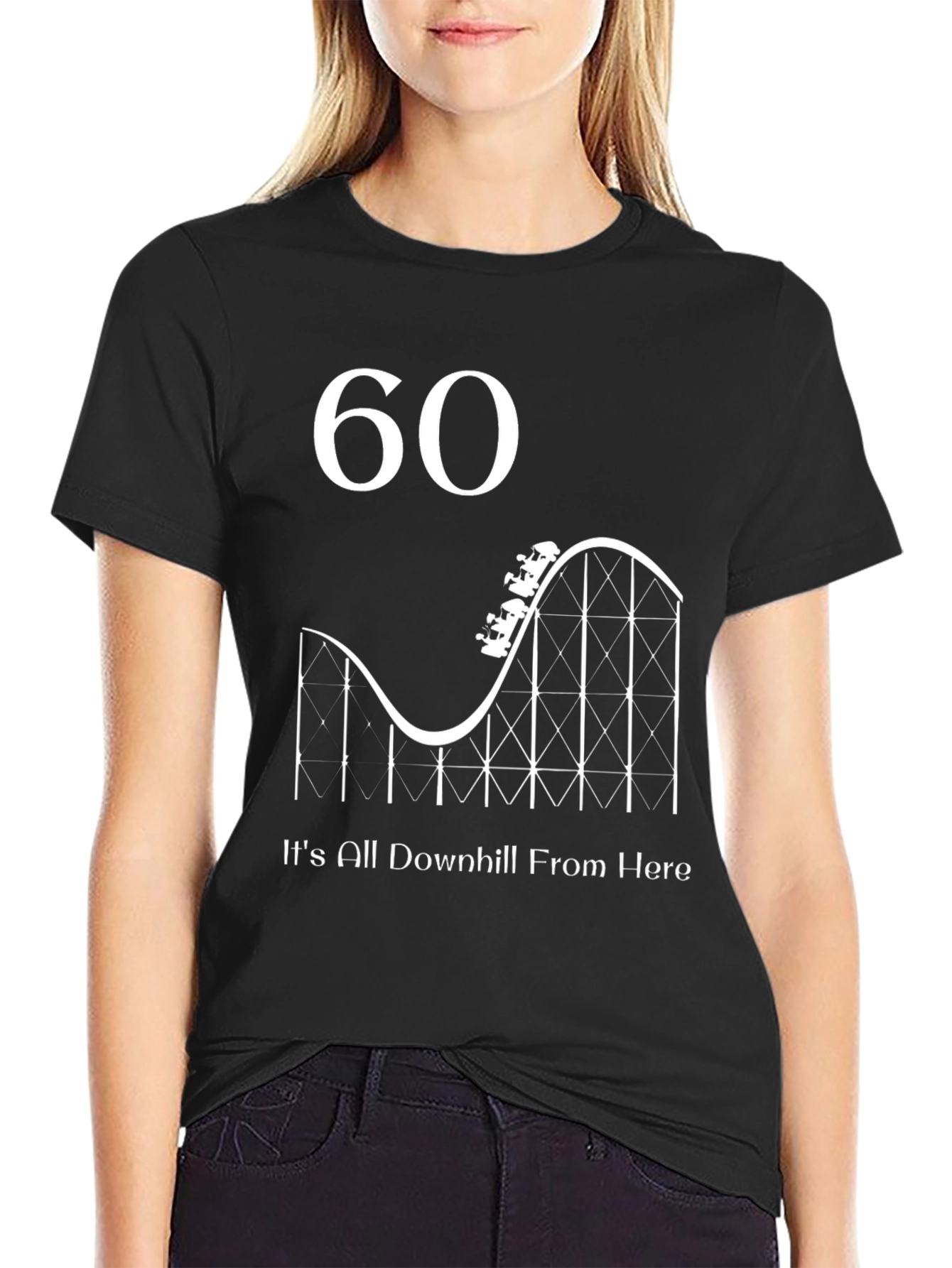 60th Birthday Downhill Rollercoaster T-Shirt