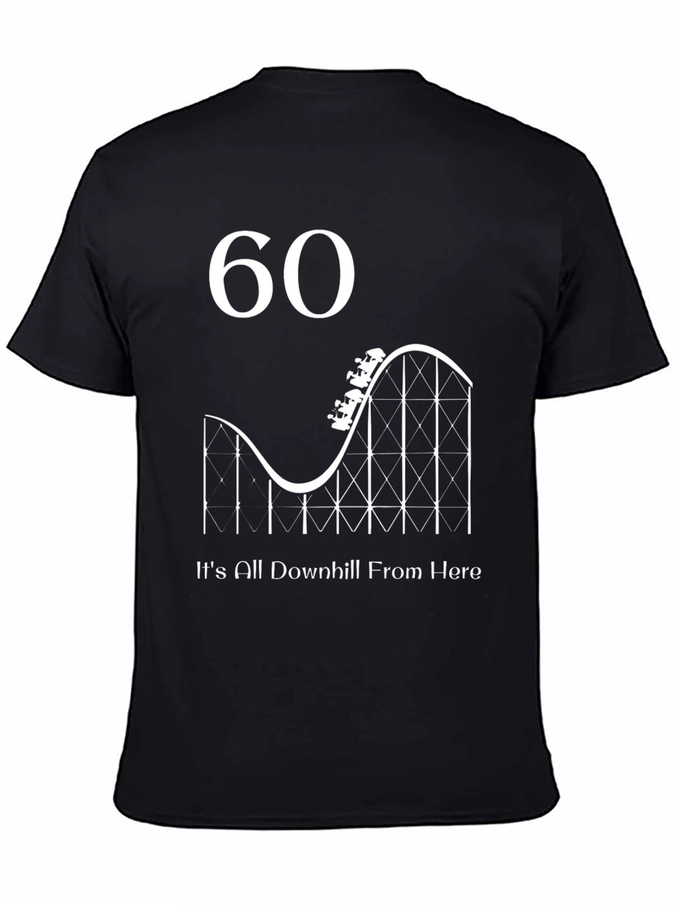 60th Birthday Downhill Rollercoaster T-Shirt