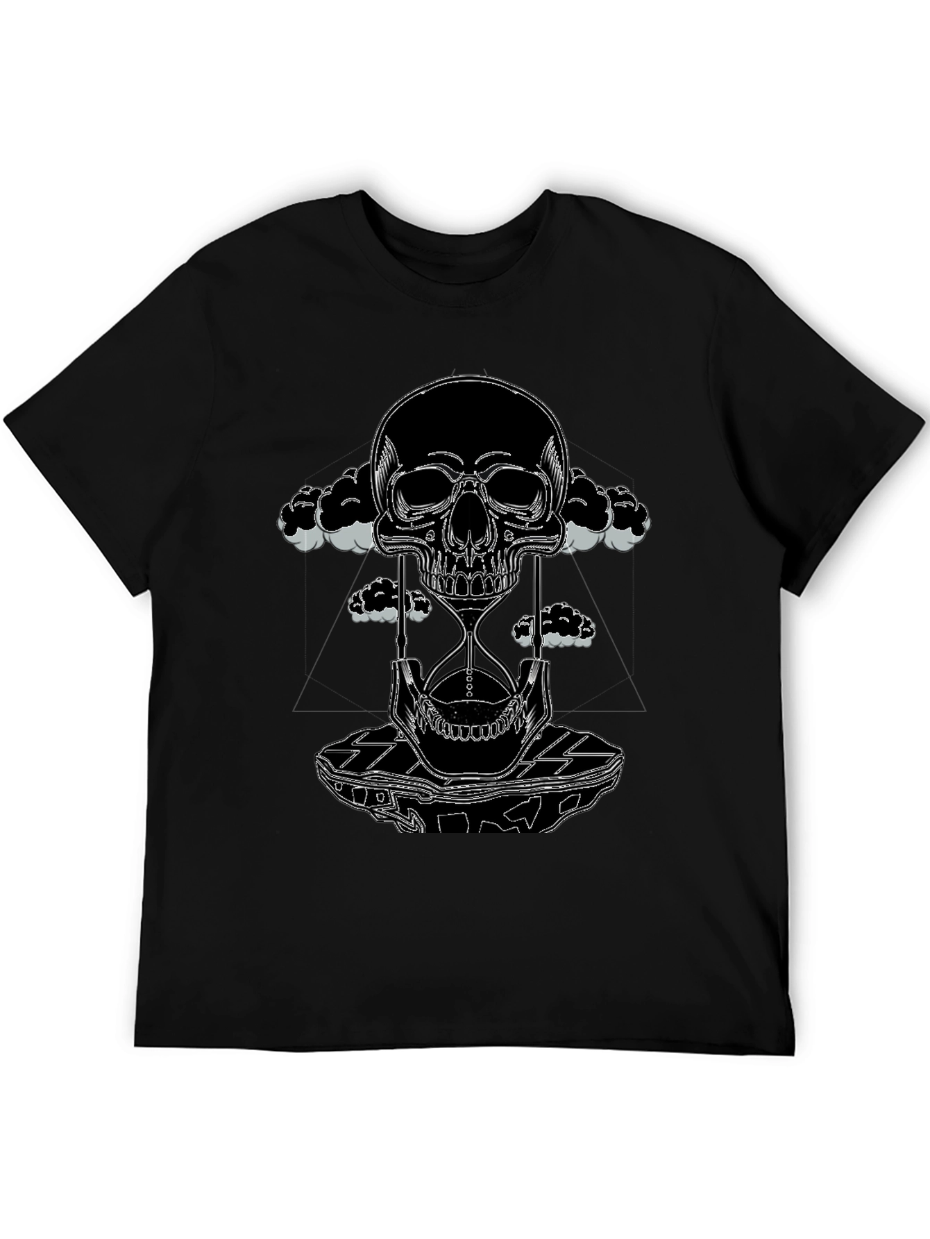 Skull & Hourglass Graphic Tee