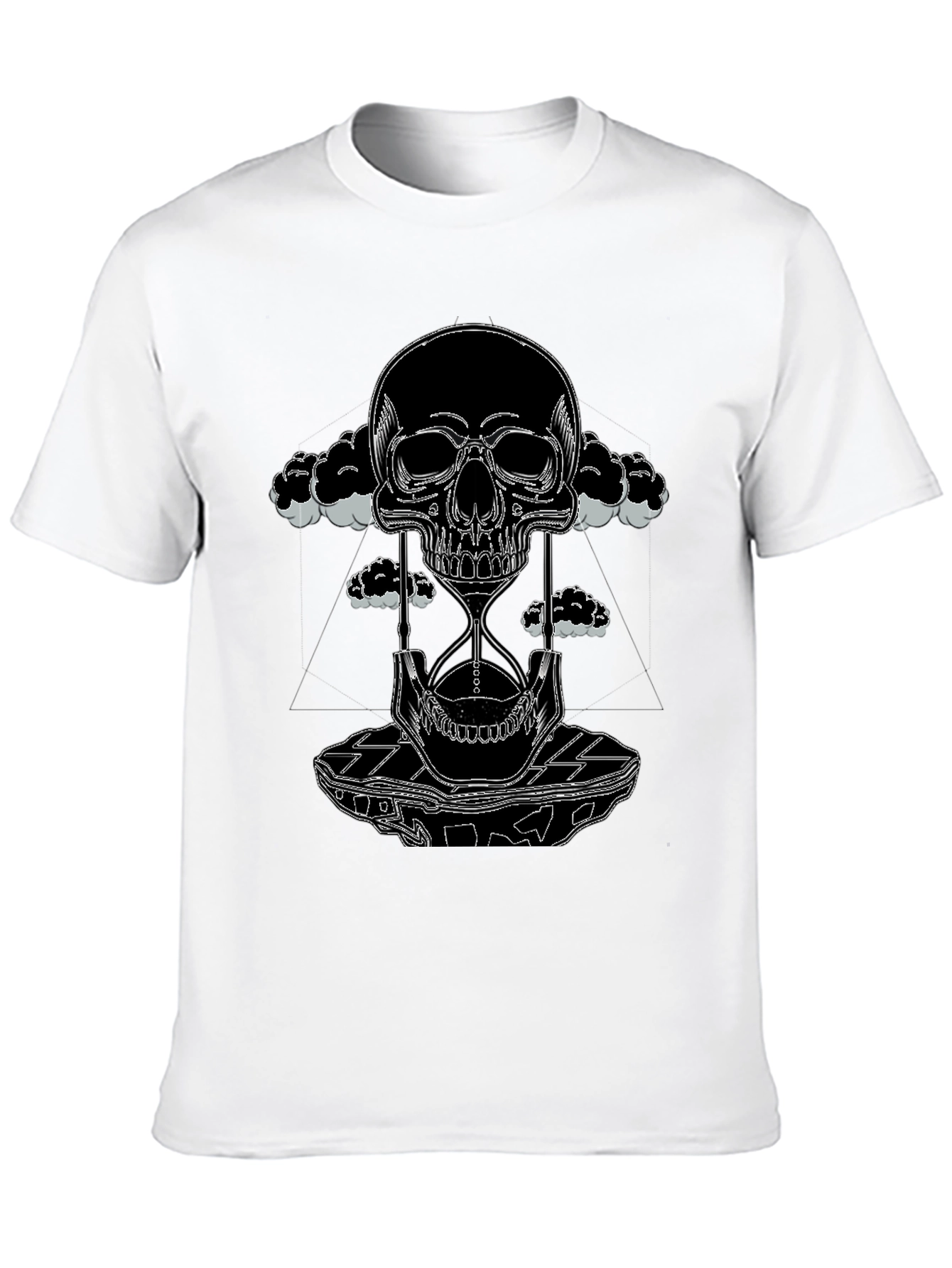 Skull & Hourglass Graphic Tee