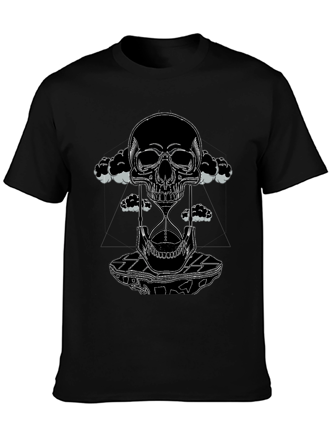 Skull & Hourglass Graphic Tee