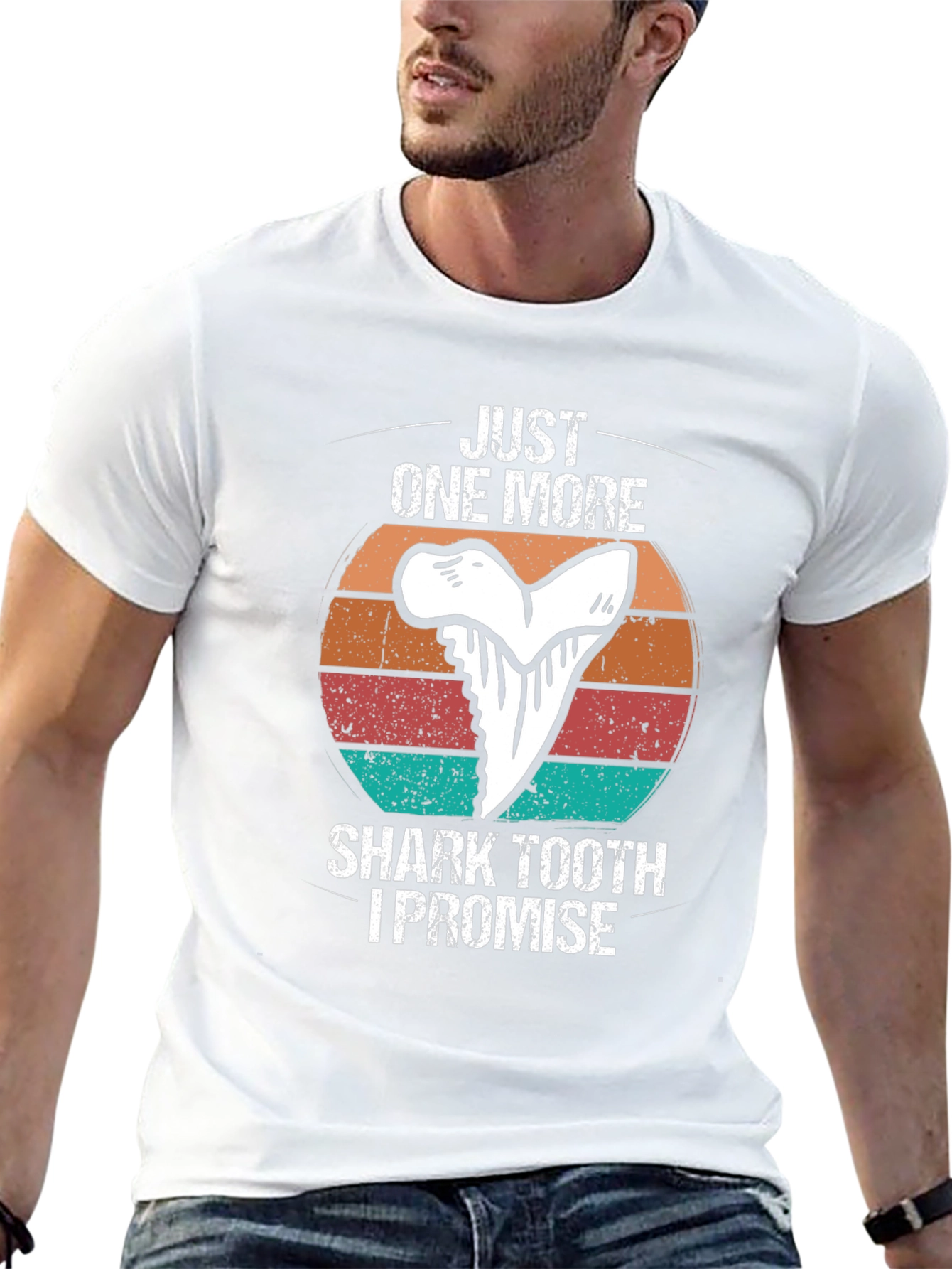 Just One More Shark Tooth Graphic Tee