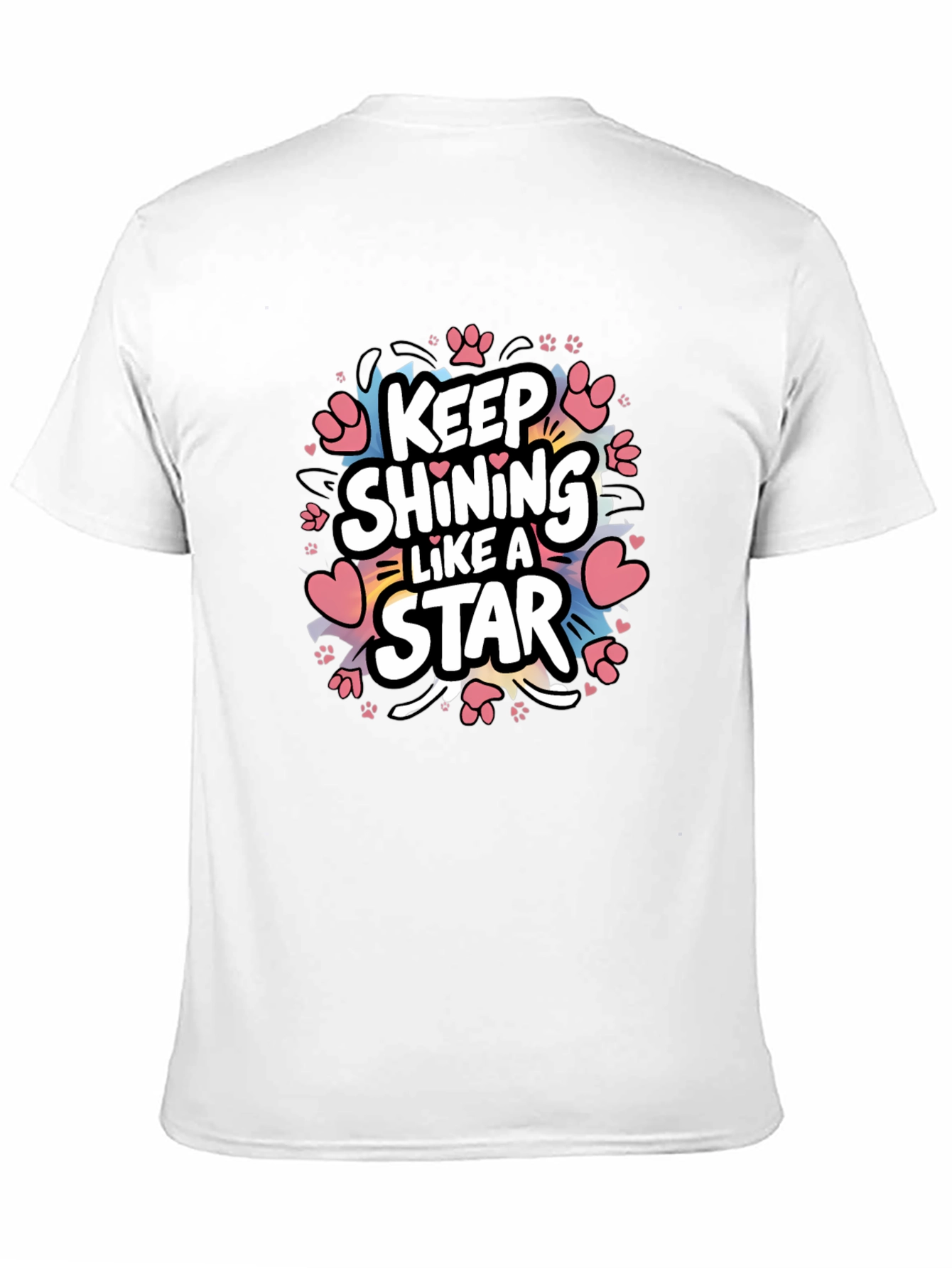 Keep Shining Like a Star Black Graphic Tee