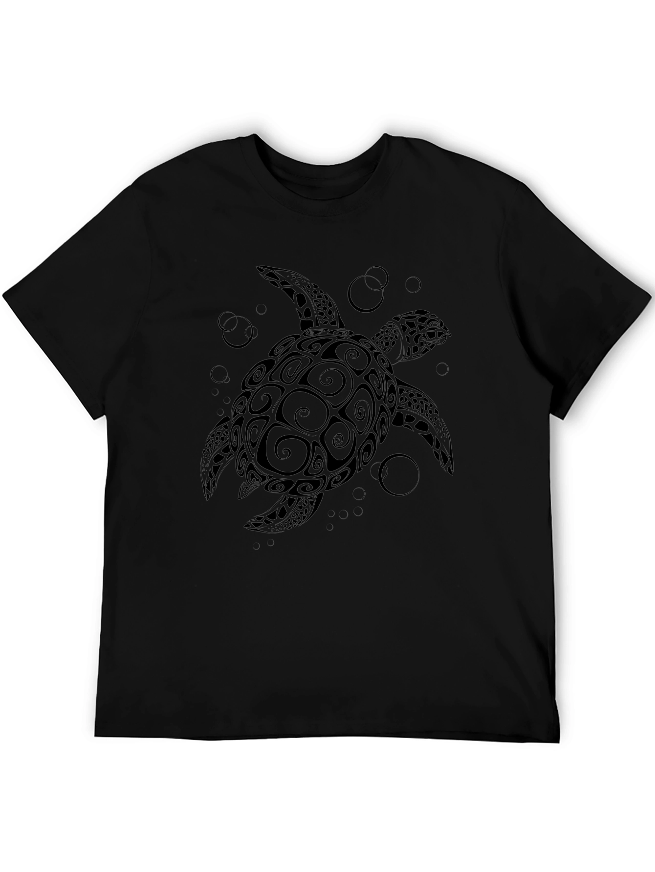 Turtle Graphic Tee - Black