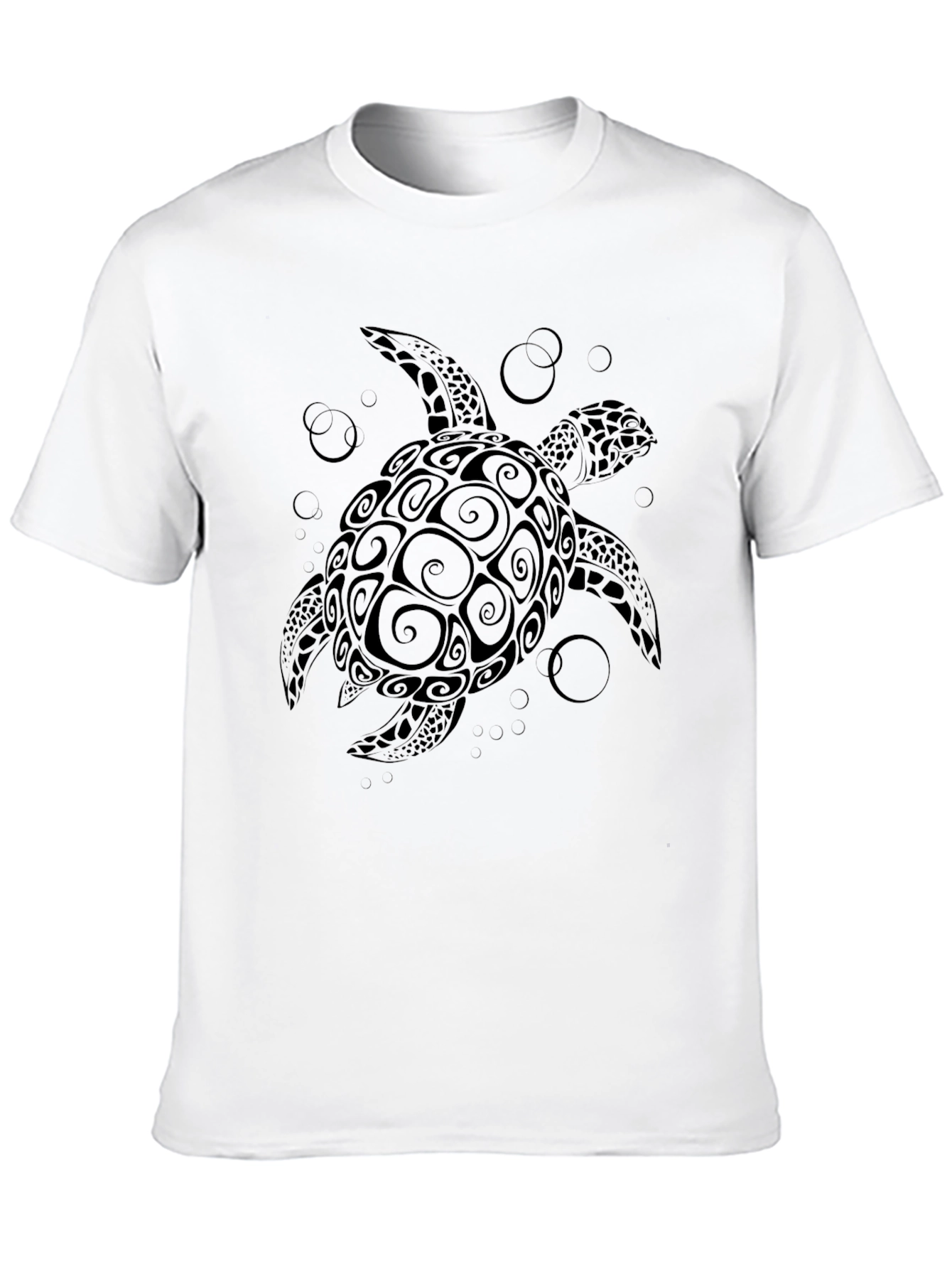 Turtle Graphic Tee - Black