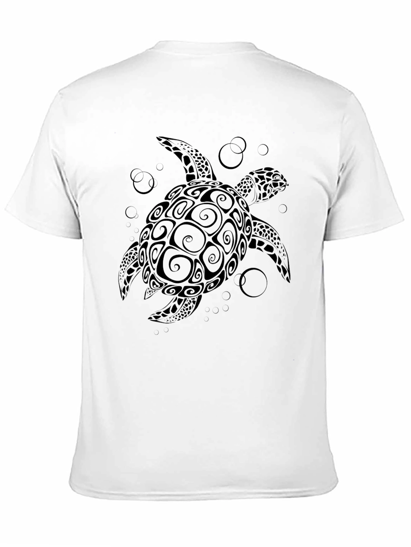 Turtle Graphic Tee - Black