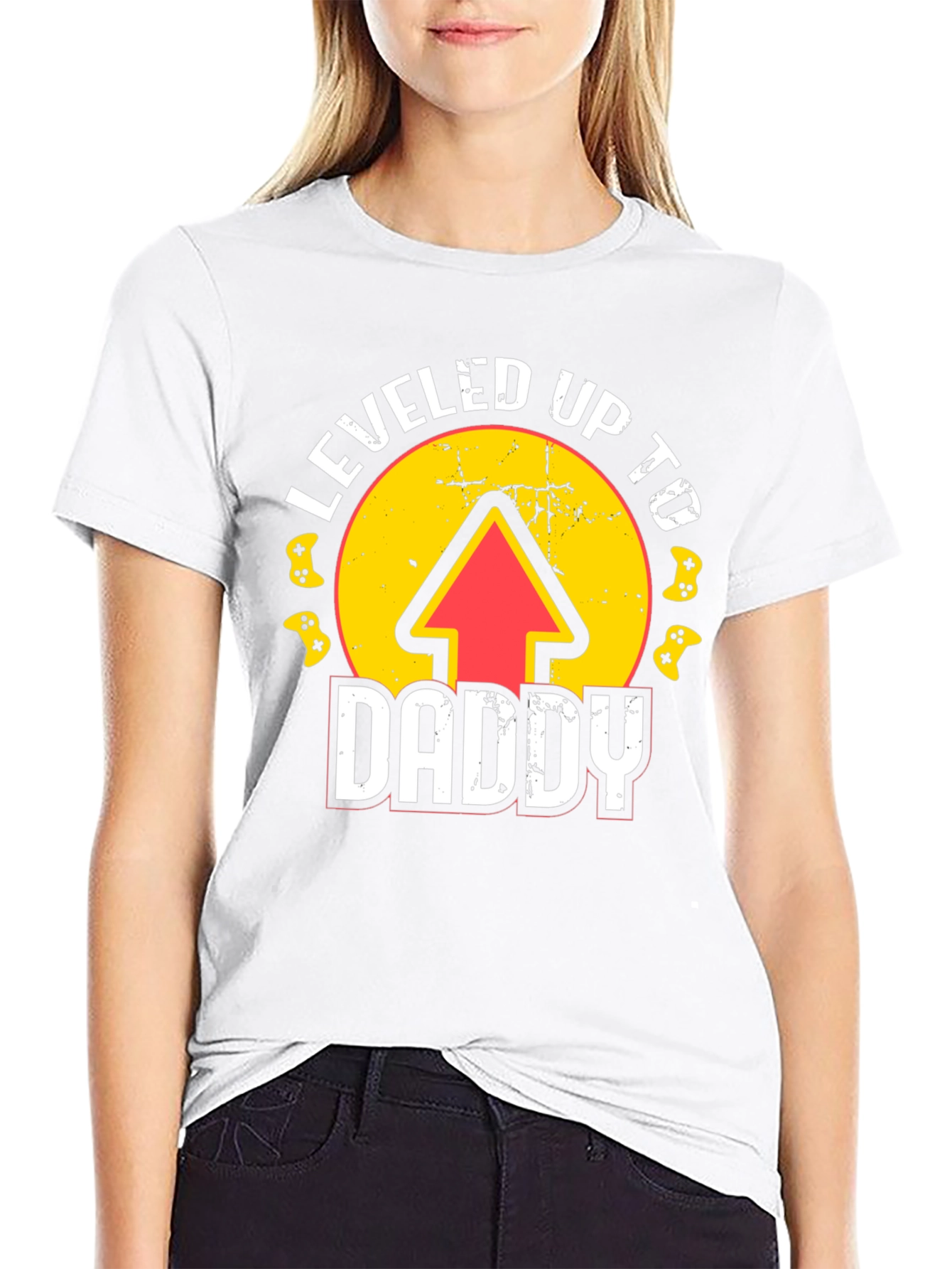 Leveled Up to Daddy Graphic Tee