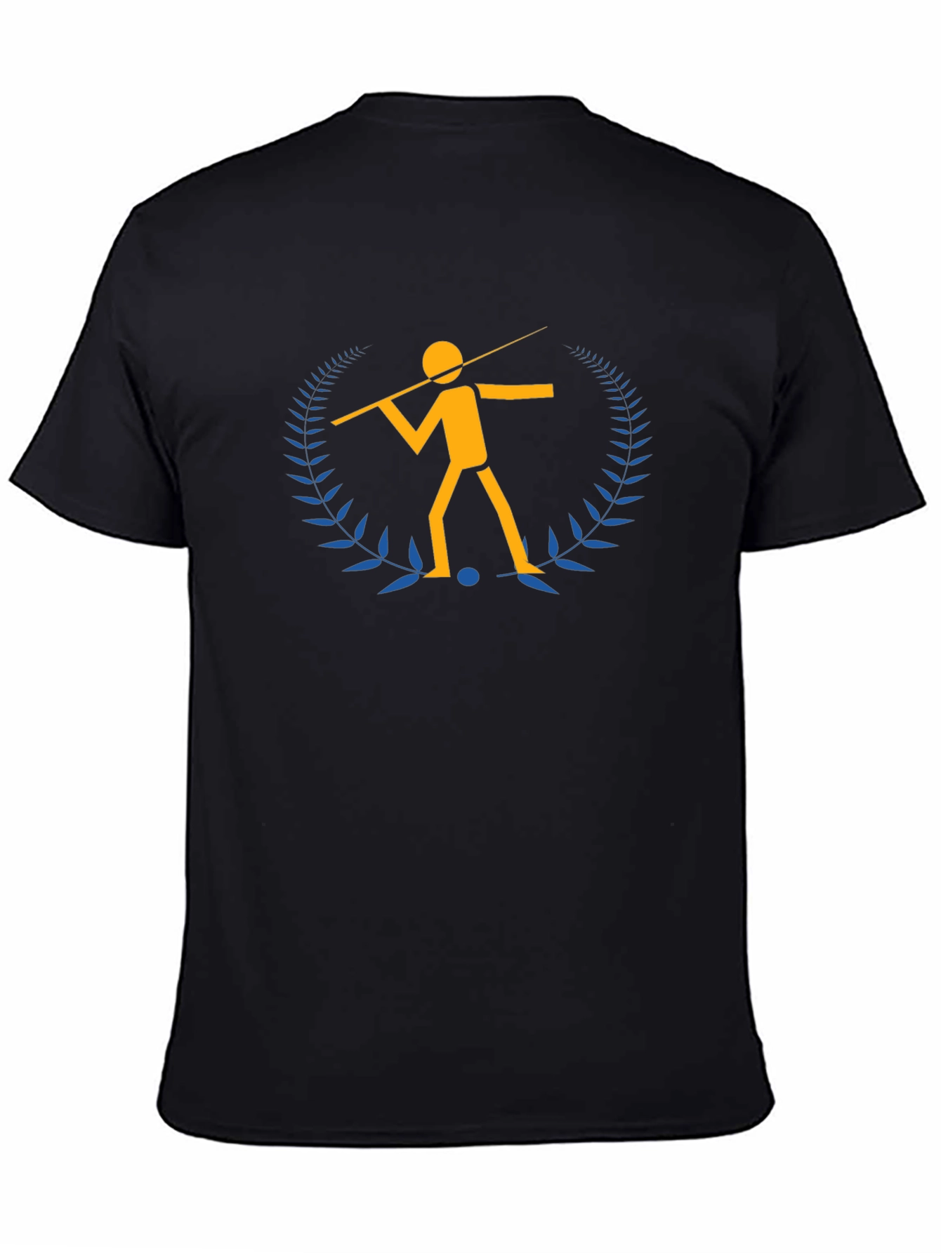 Javelin Thrower Graphic Tee - Black