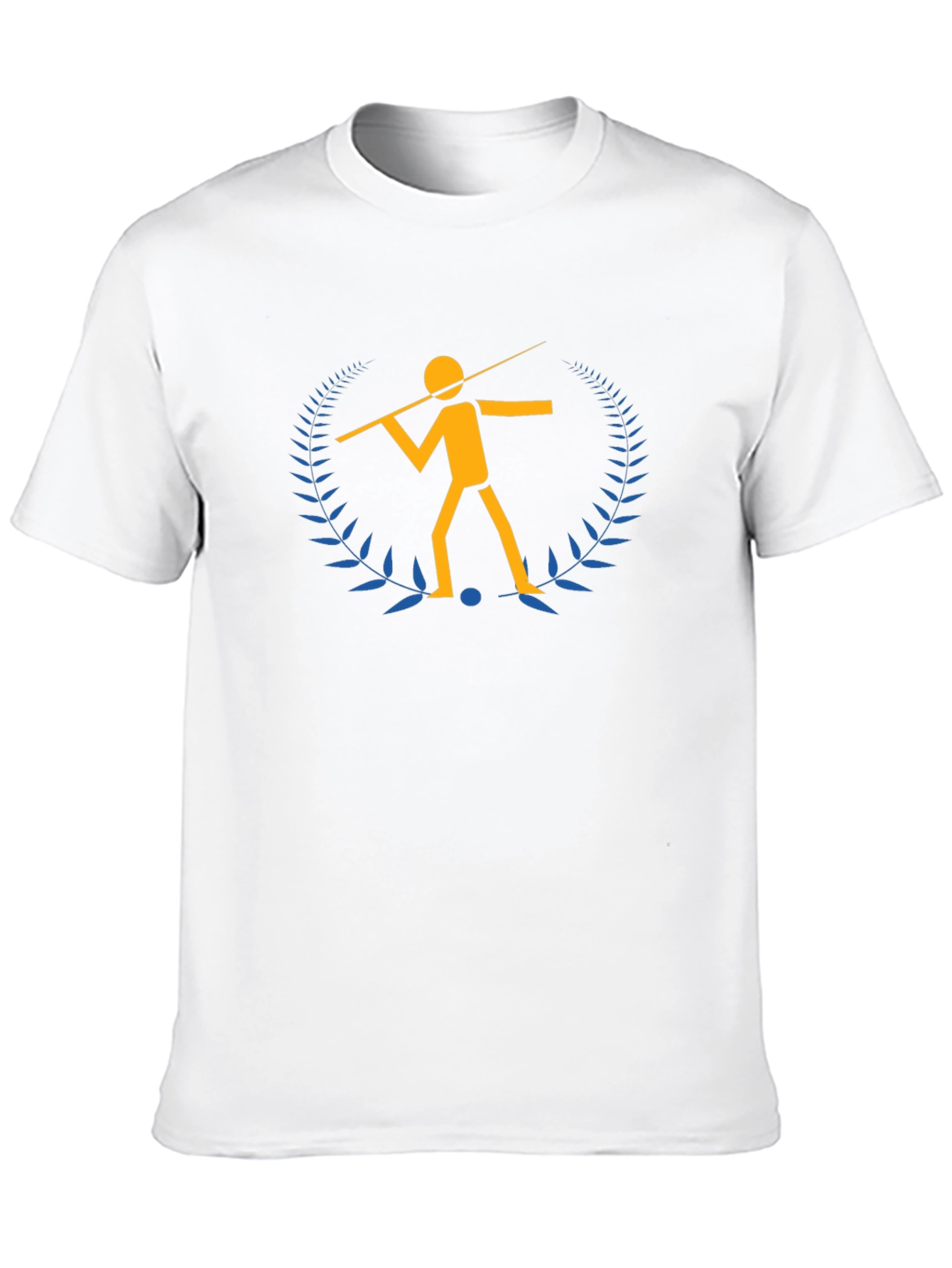 Javelin Thrower Graphic Tee - Black