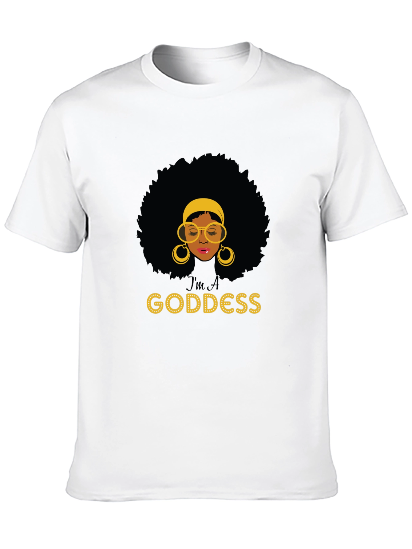 Im A Goddess Black T-Shirt