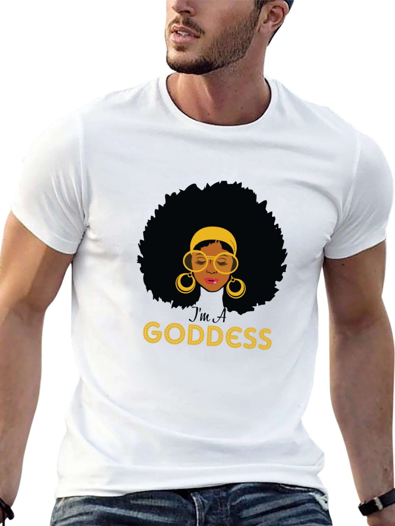 Im A Goddess Black T-Shirt