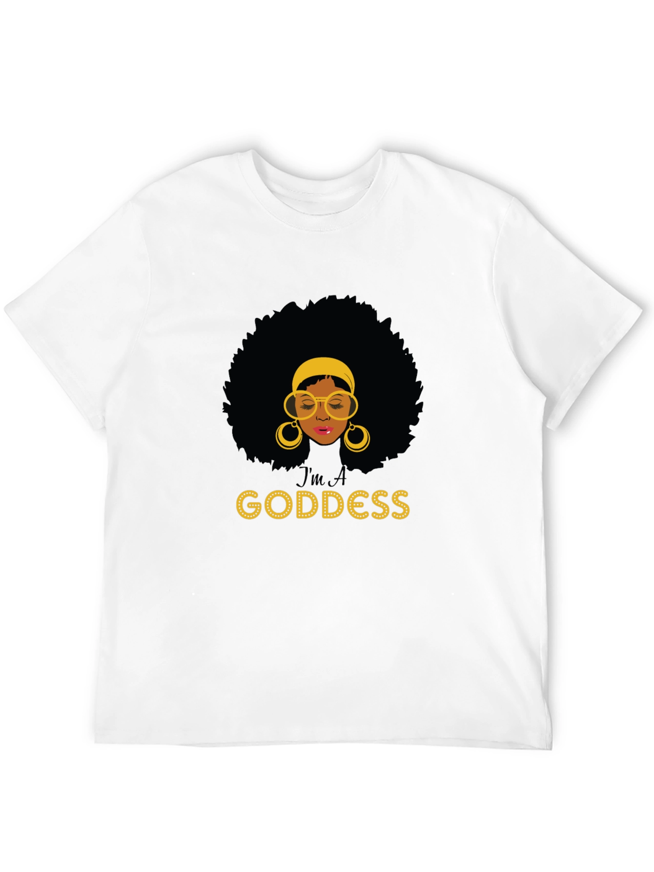 Im A Goddess Black T-Shirt