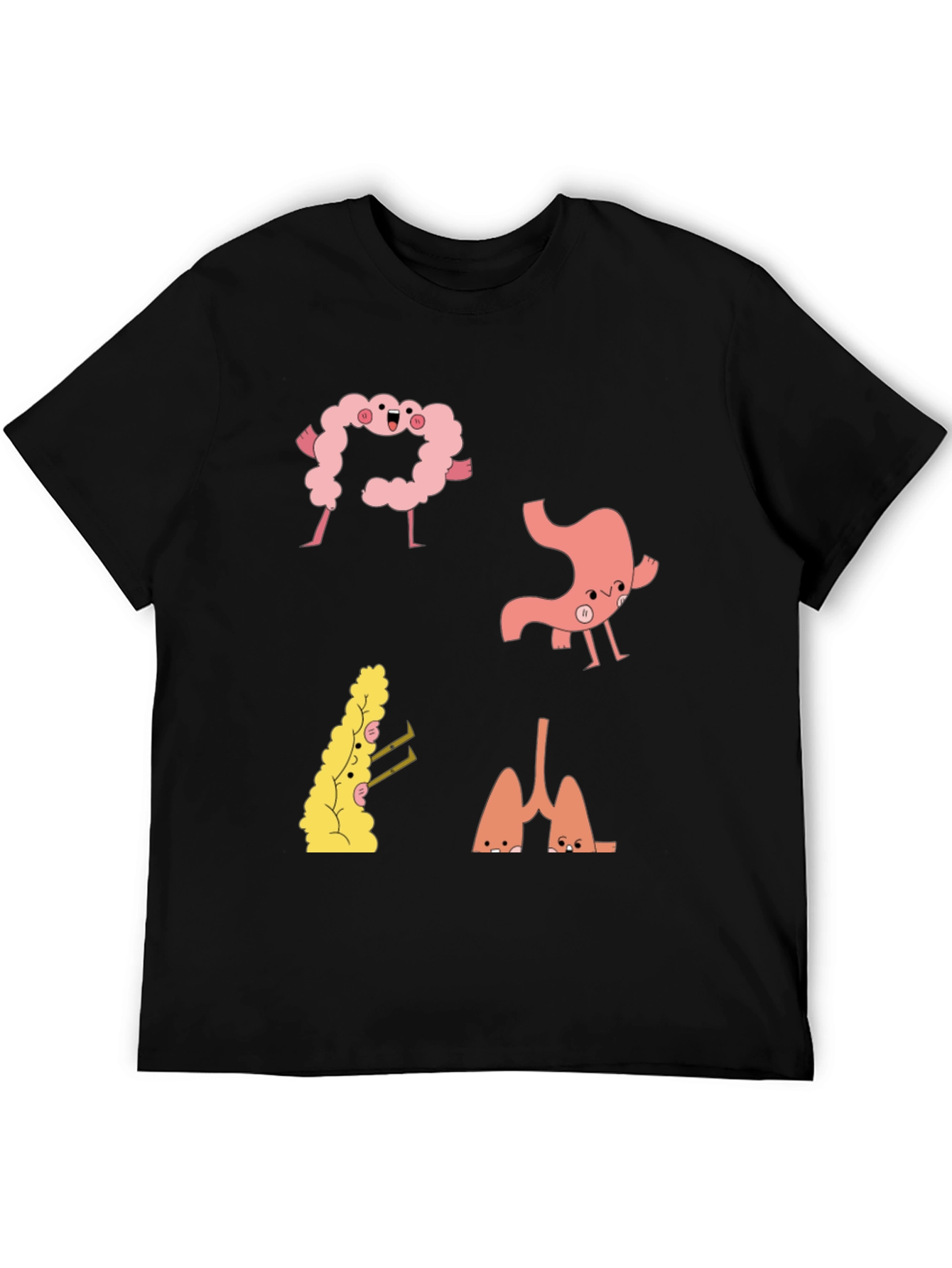 Anatomical Humor Tee - Funny Organ T-Shirt