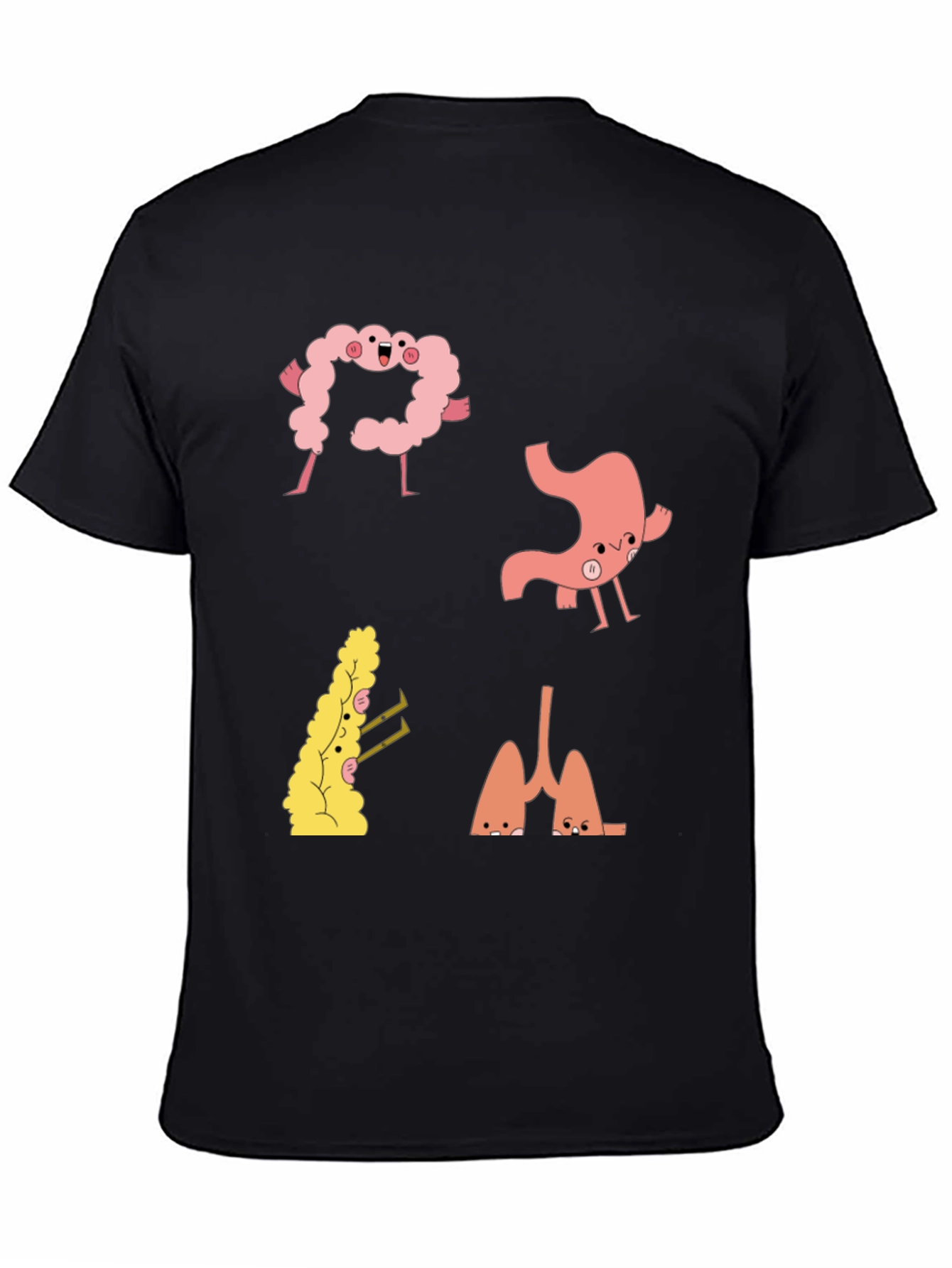 Anatomical Humor Tee - Funny Organ T-Shirt