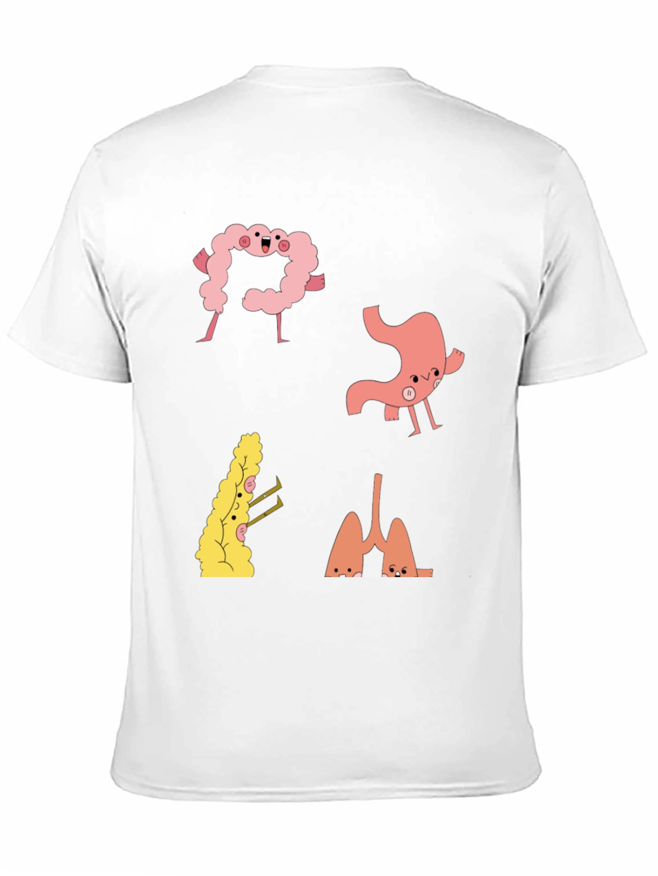 Anatomical Humor Tee - Funny Organ T-Shirt