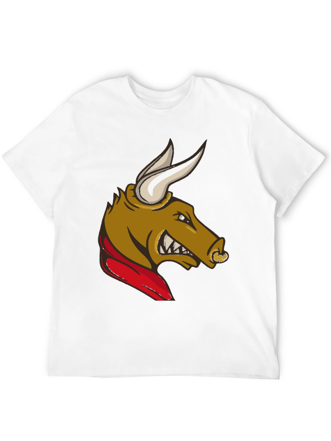 Mens Graphic Tee - Angry Boar Design