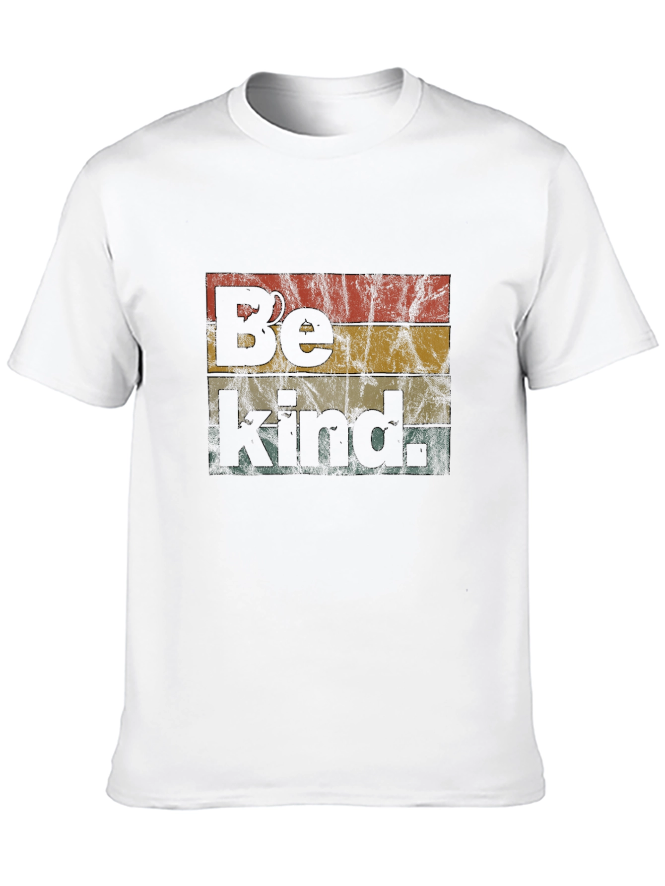 Be Kind Retro Style Black Graphic T-Shirt