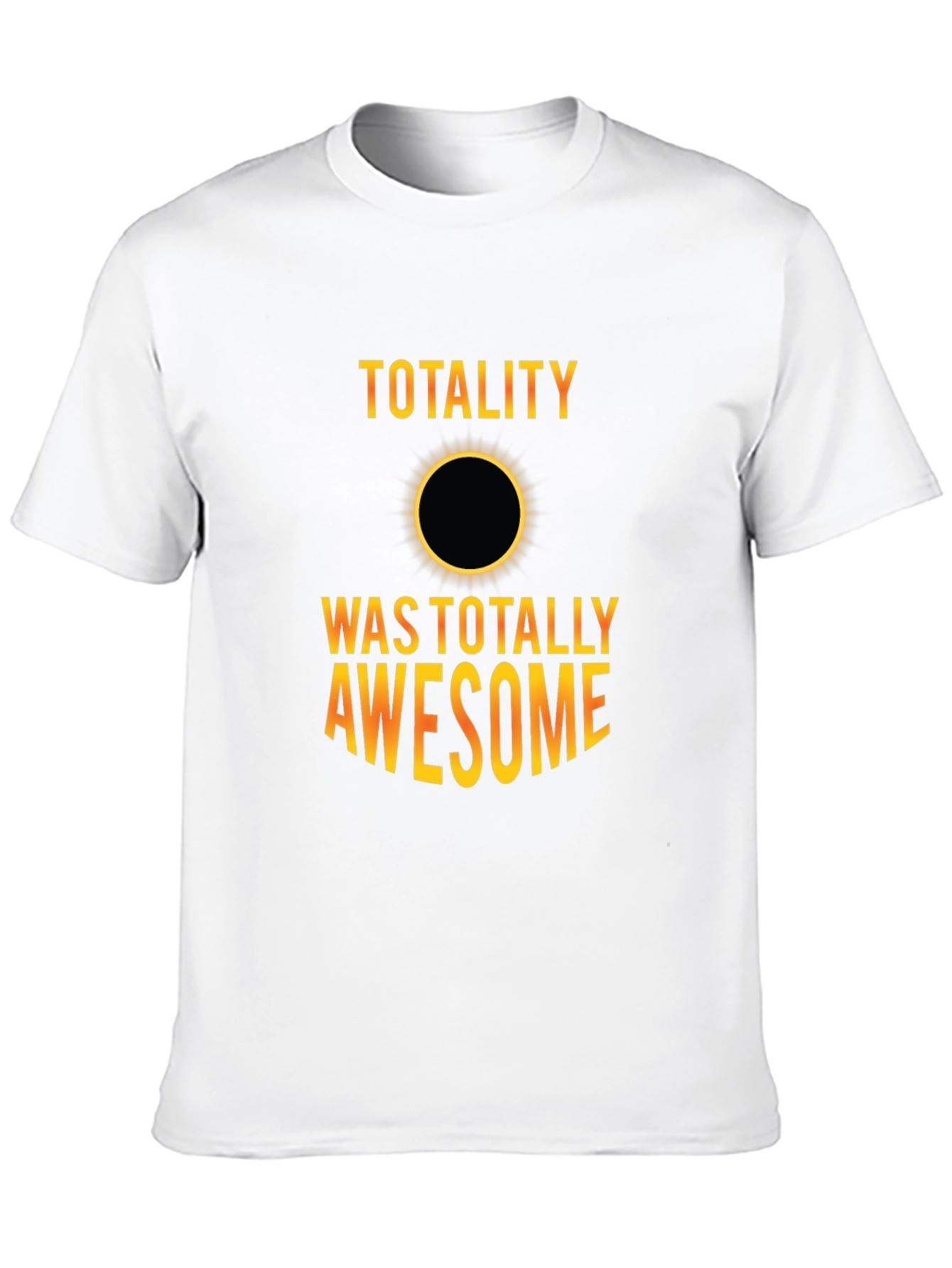 Total Solar Eclipse Awesome Black Graphic Tee