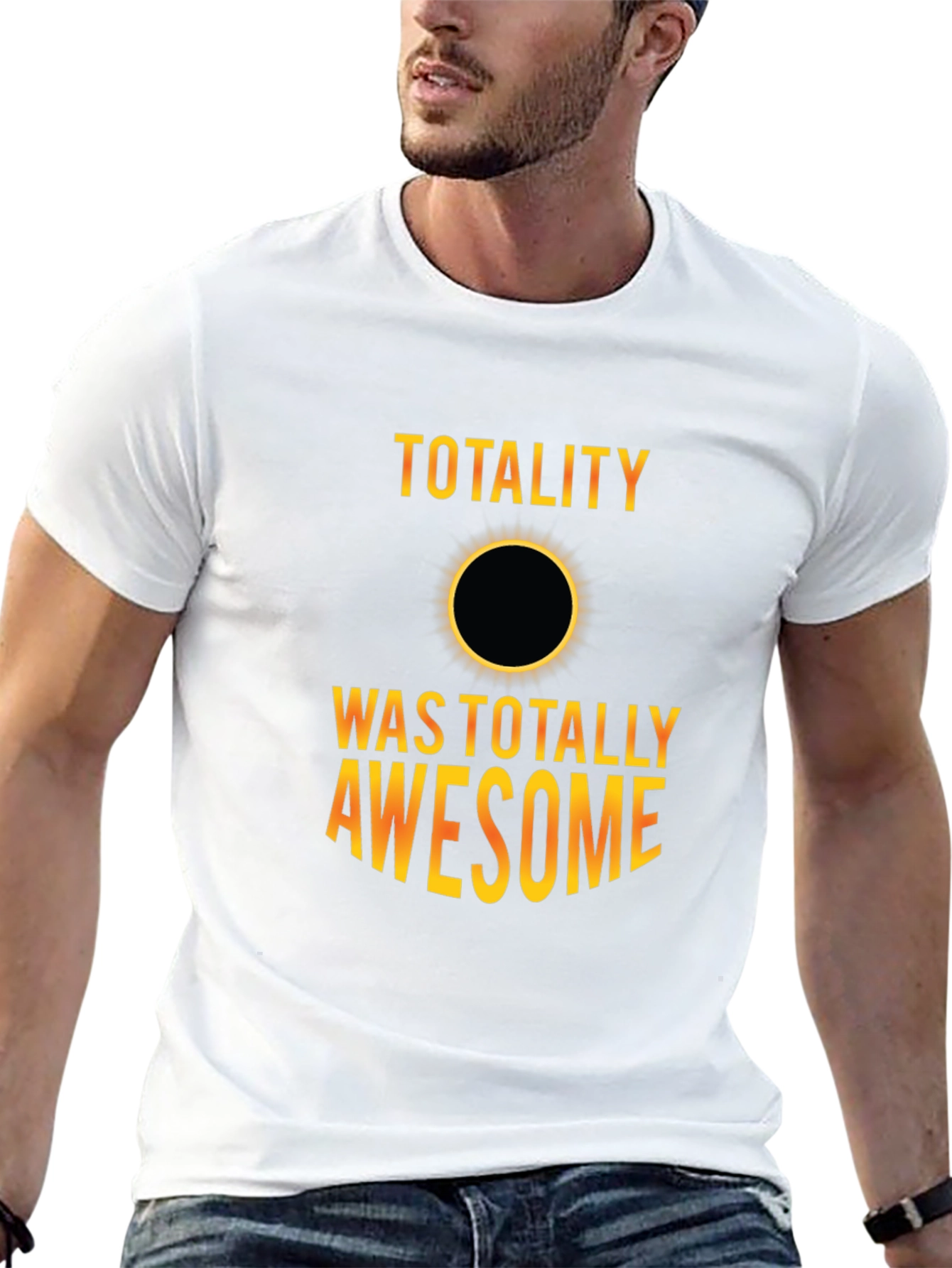 Total Solar Eclipse Awesome Black Graphic Tee