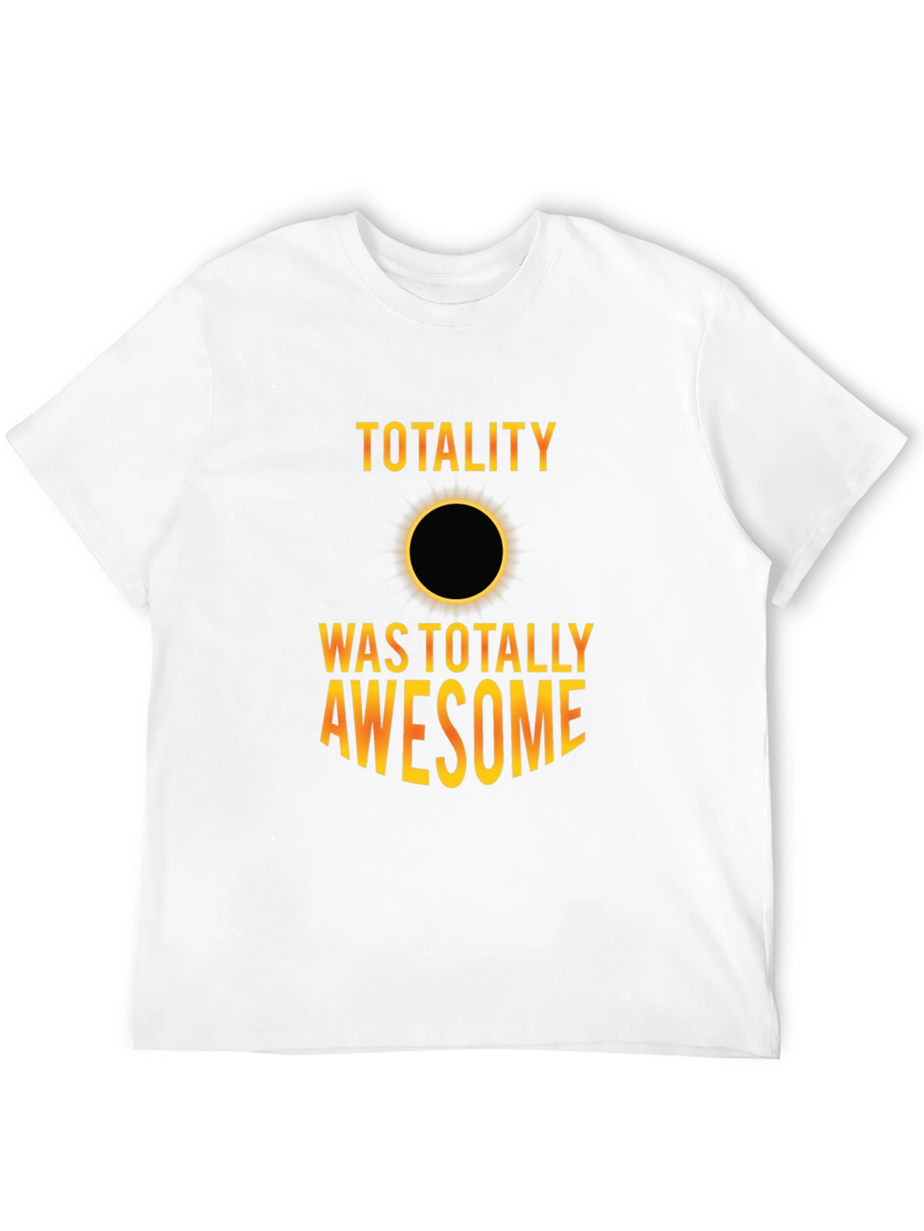 Total Solar Eclipse Awesome Black Graphic Tee