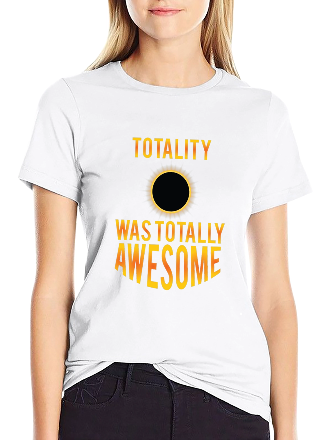 Total Solar Eclipse Awesome Black Graphic Tee