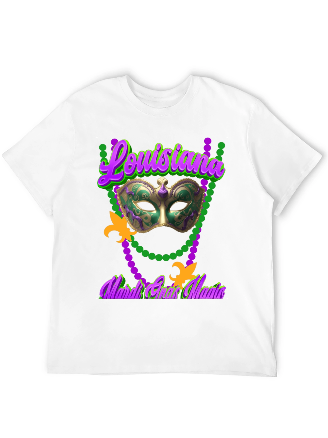 Mardi Gras Louisiana Graphic Tee