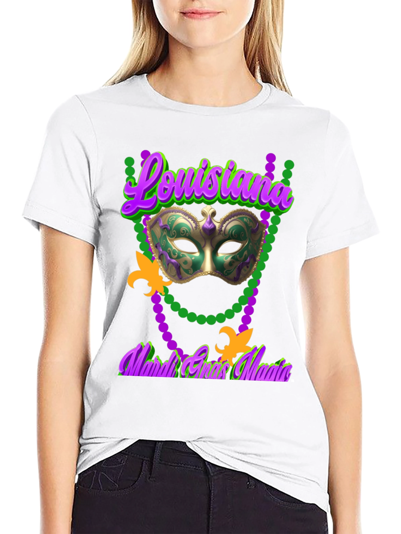 Mardi Gras Louisiana Graphic Tee