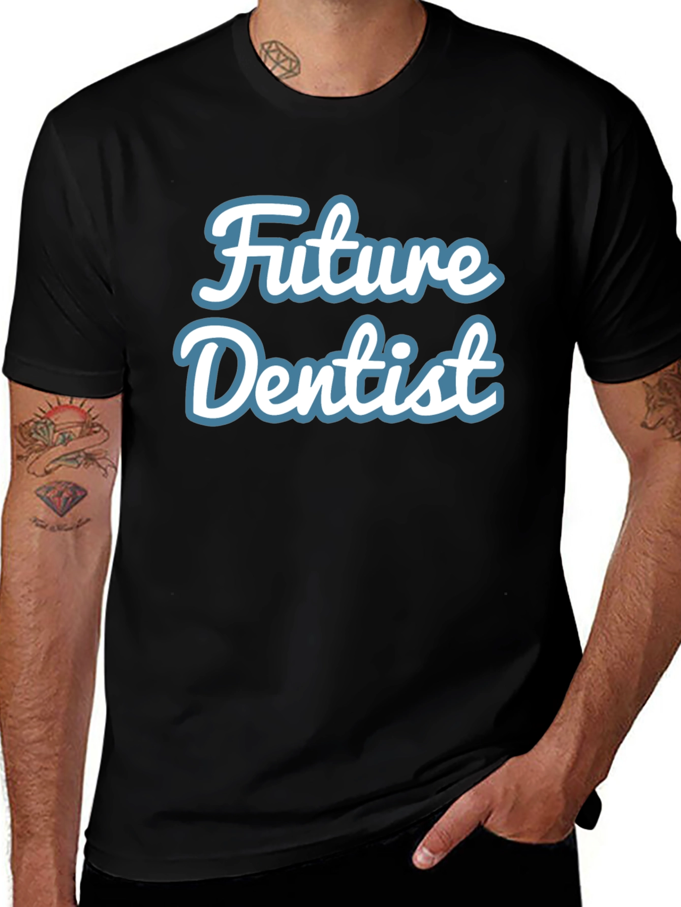 Future Dentist T-Shirt - Black Tee
