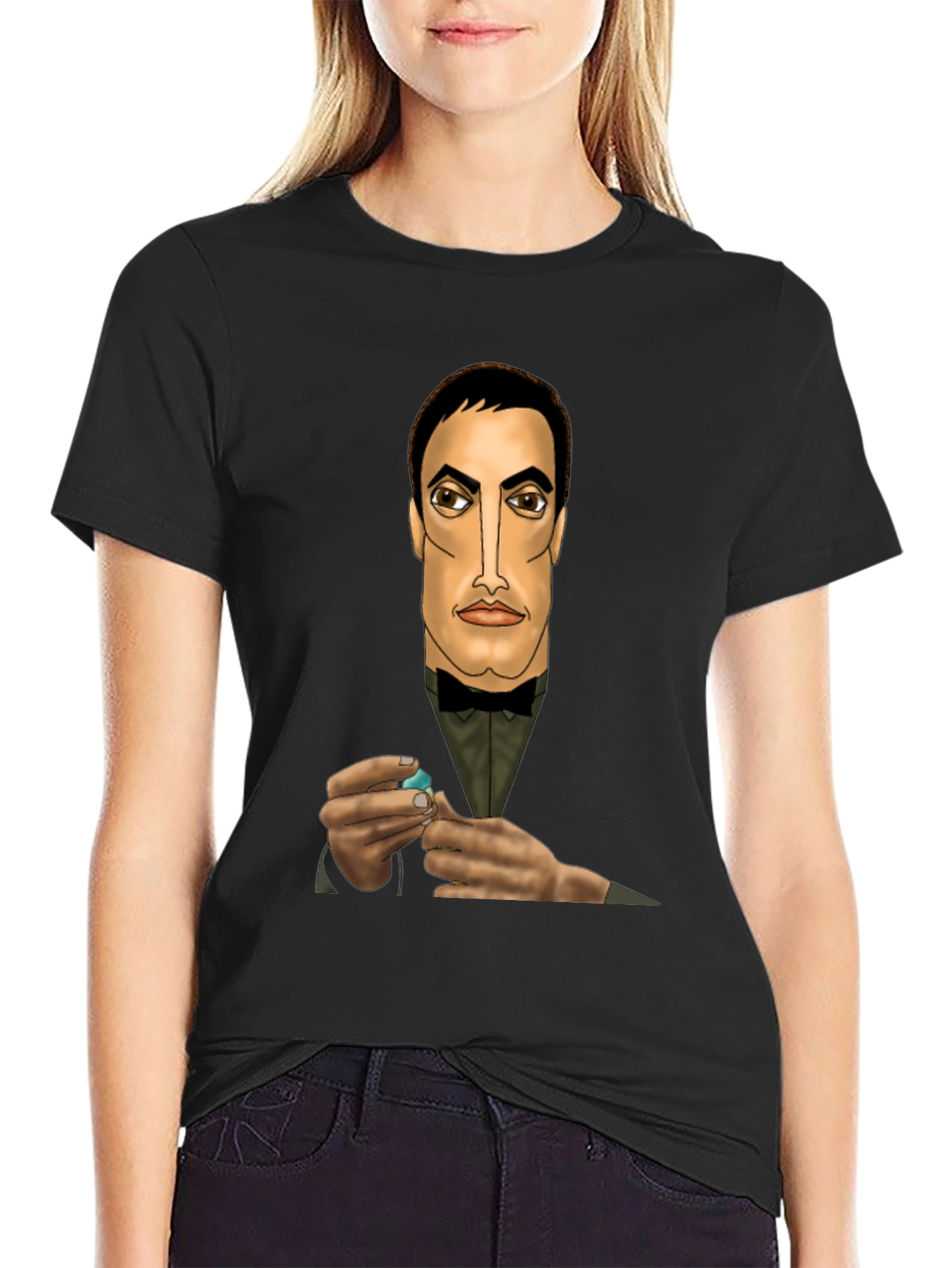Stylish Gentleman Graphic T-Shirt