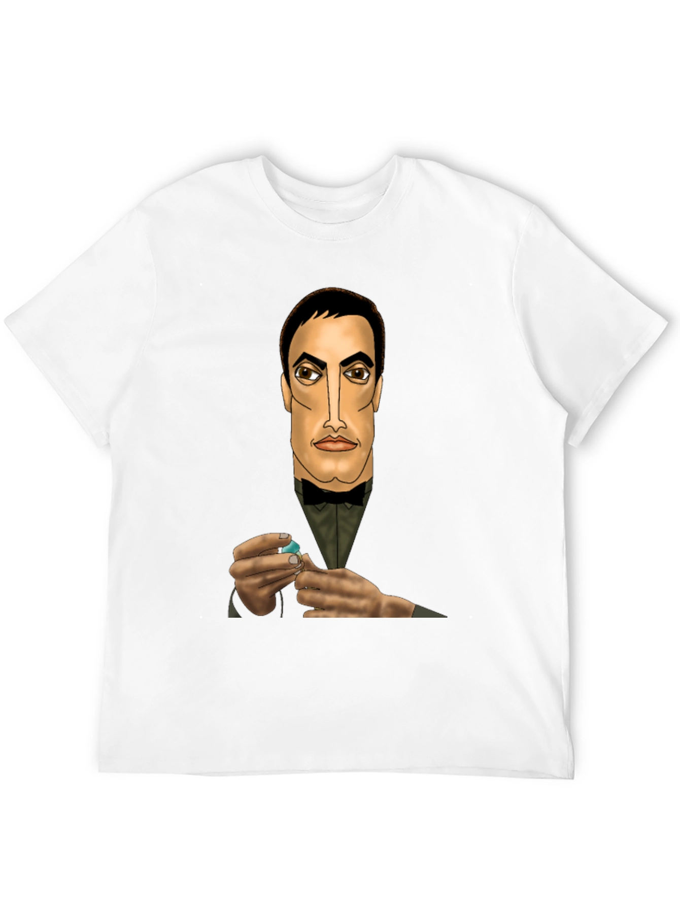 Stylish Gentleman Graphic T-Shirt