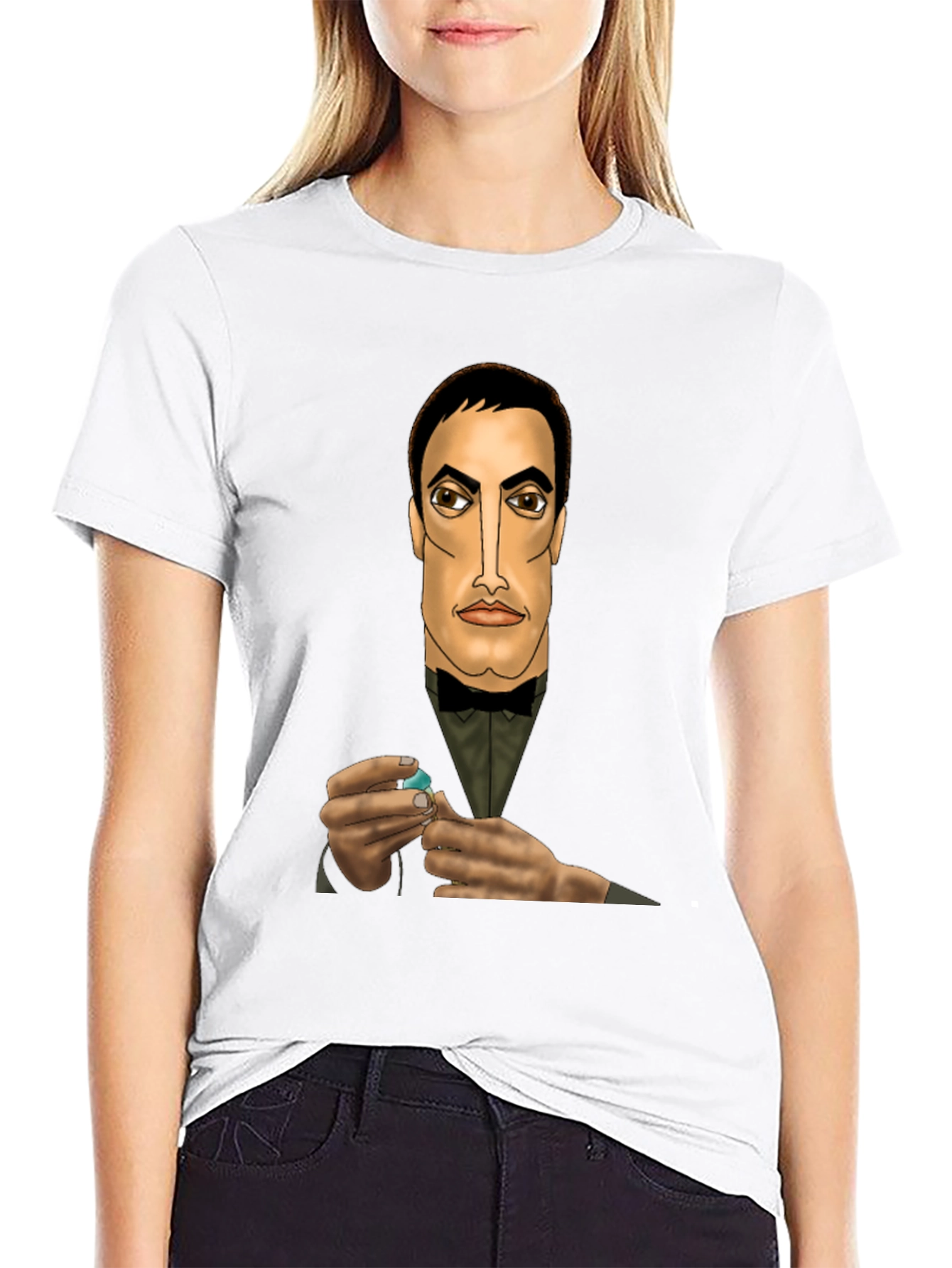 Stylish Gentleman Graphic T-Shirt