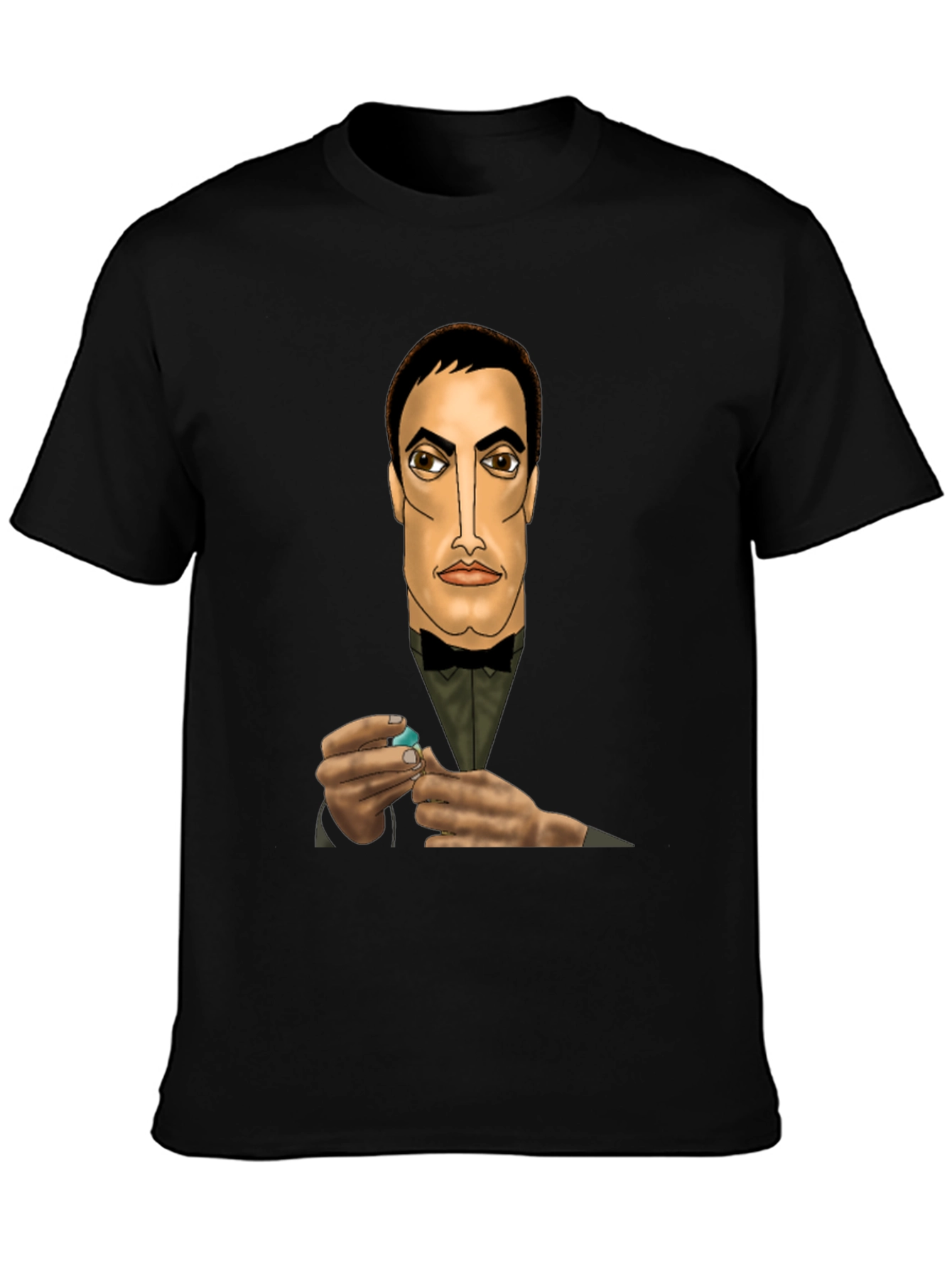 Stylish Gentleman Graphic T-Shirt