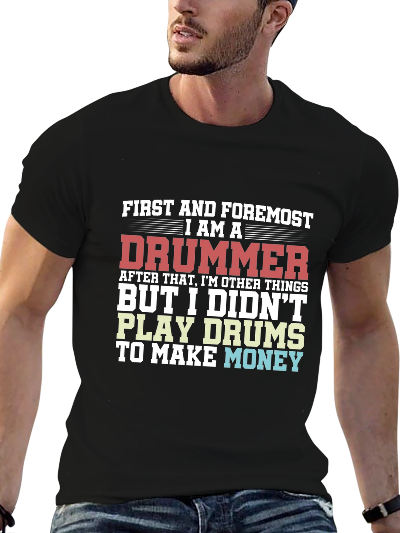 Drummer T-Shirt - Music Lover Tee