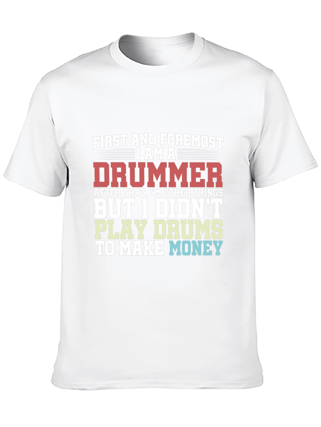 Drummer T-Shirt - Music Lover Tee
